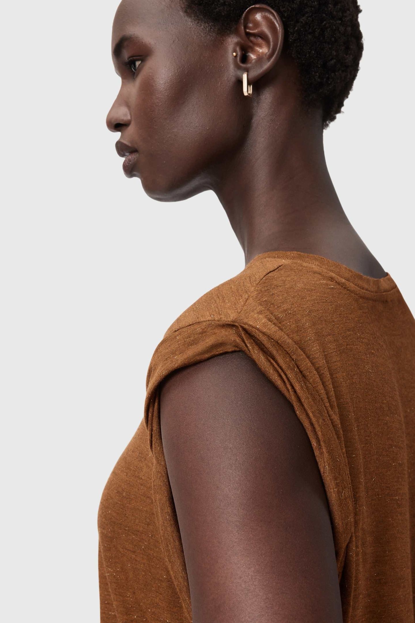 WEST SHIMMER TANK RUST BROWN 9
