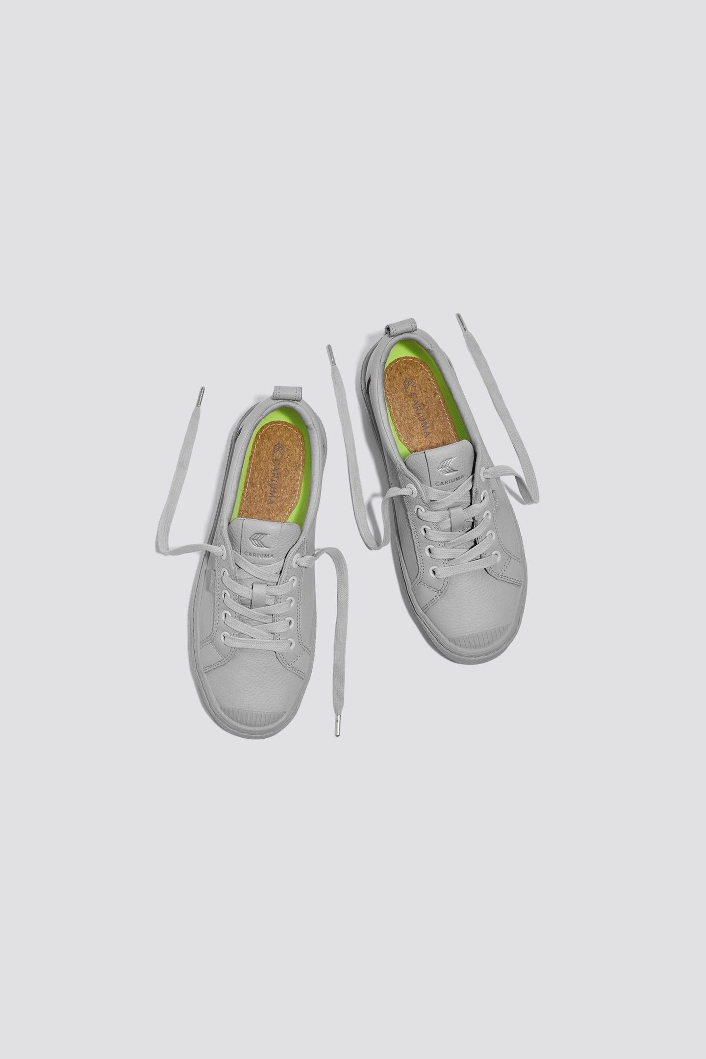 OCA PEBBLED LEATHER LIGHT GREY 5