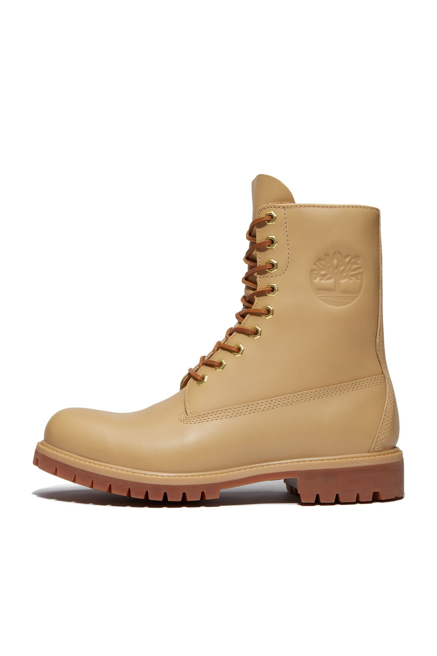 HERITAGE 8 INCH LACE UP WATERPROOF BOOT MEDIUM BEIGE FULL GR 2