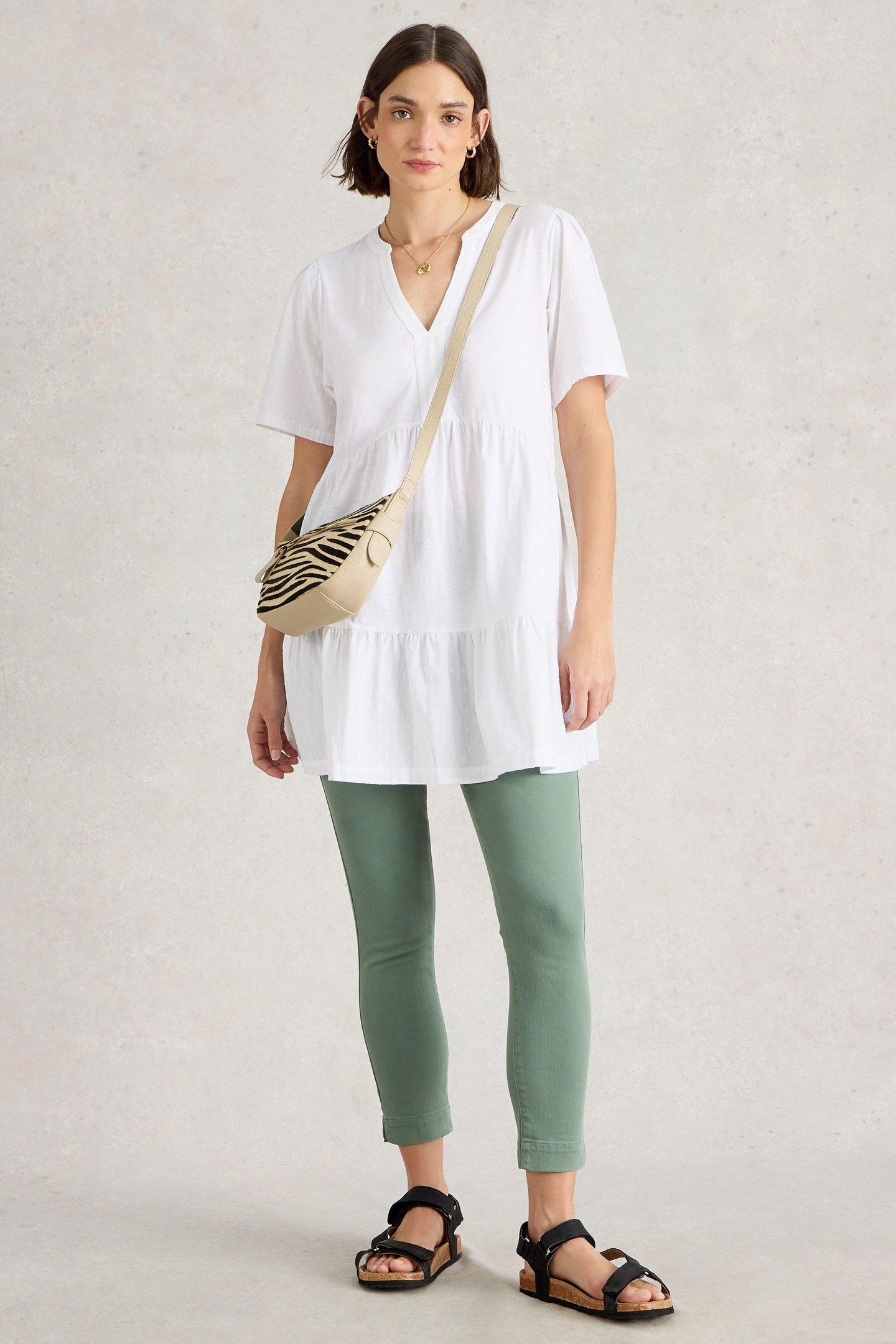 MARIA MIX TUNIC BRILLIANT WHITE 1
