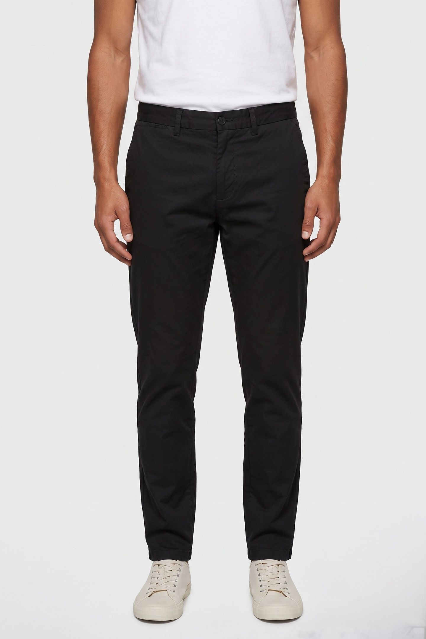 EDWIN C SLIM CHINO BLACK 1