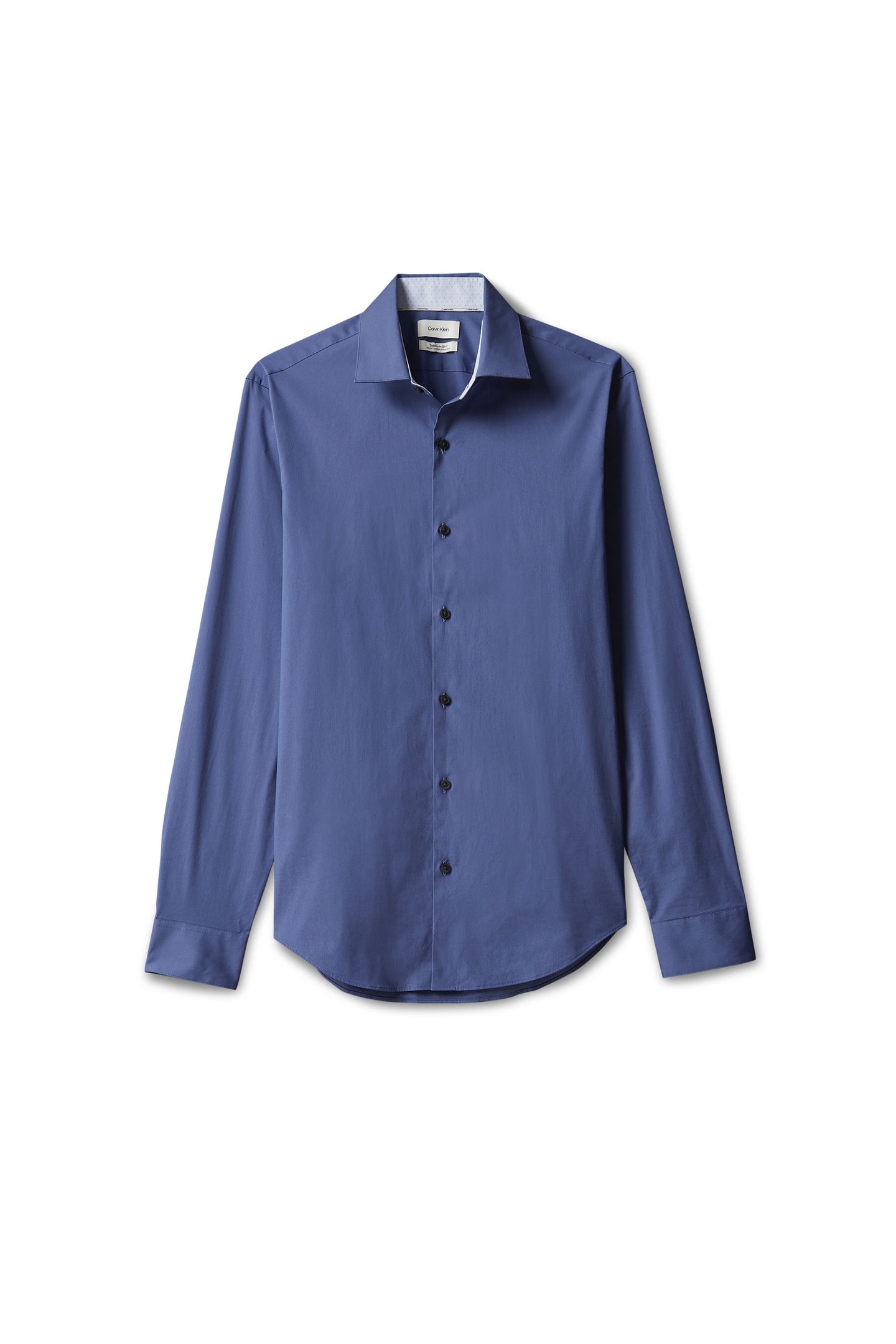 SLIM ESSENTIAL POPLIN SHIRT MEDIUM BLUE 4