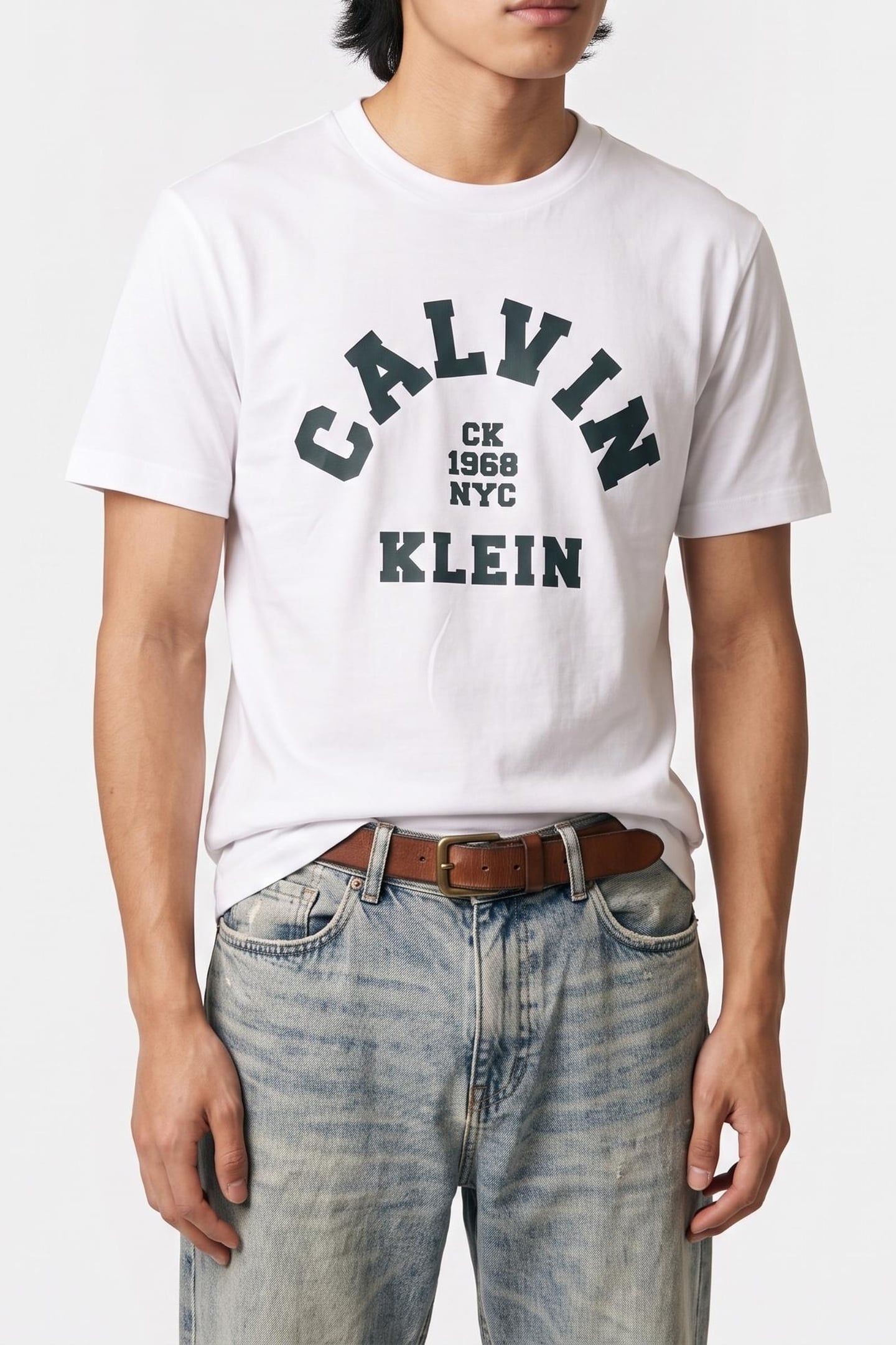 SHORT SLEEVE 20S LONG SLEEVE CALVIN COLLAR BRILLIANT WHITE 1