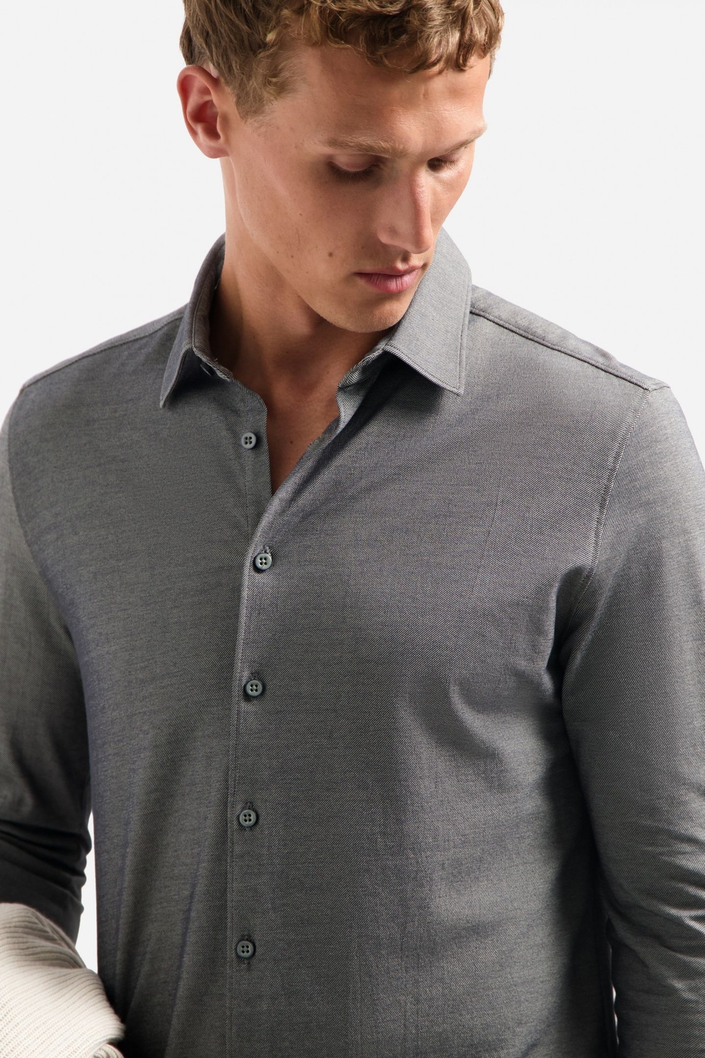 SHIRT JERSEY DARK GREY 7