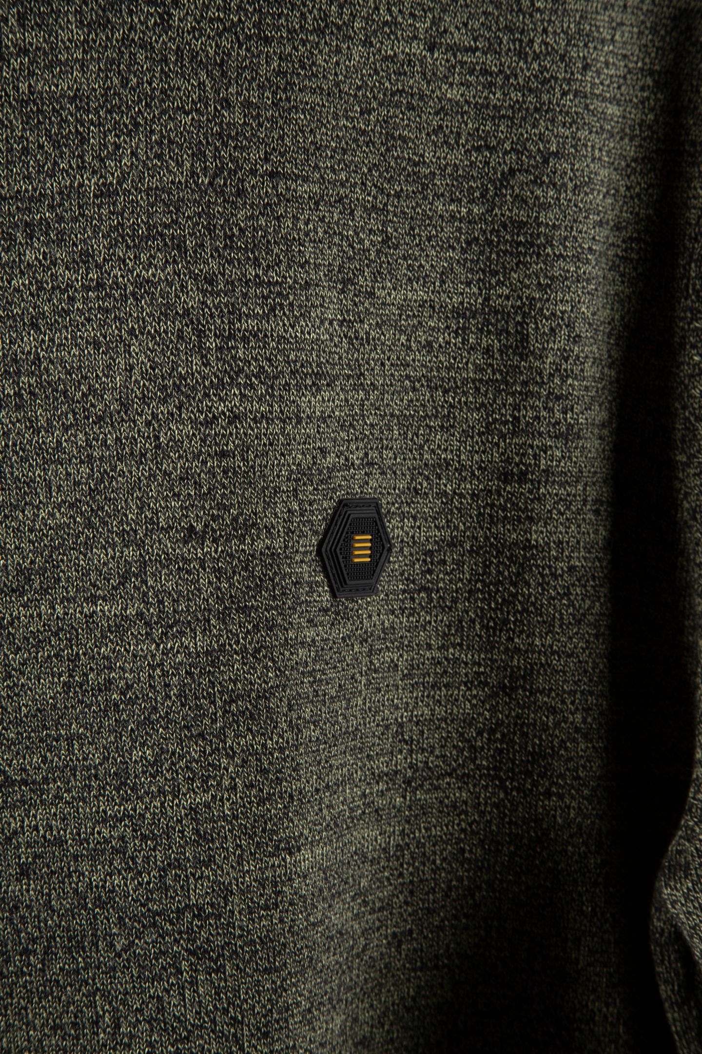 PULLOVER CREWNECK 2 COLOURED MELANGE LIGHT MOSS 4