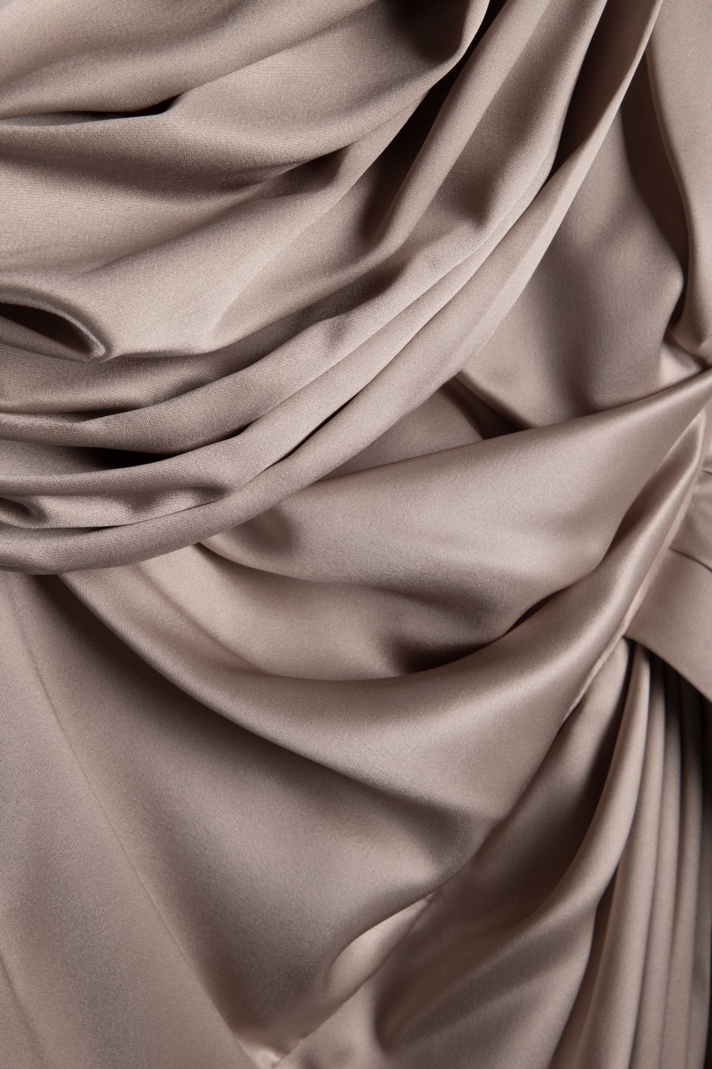 ARETHA DRAPED LONG D VELVET TAUPE 4