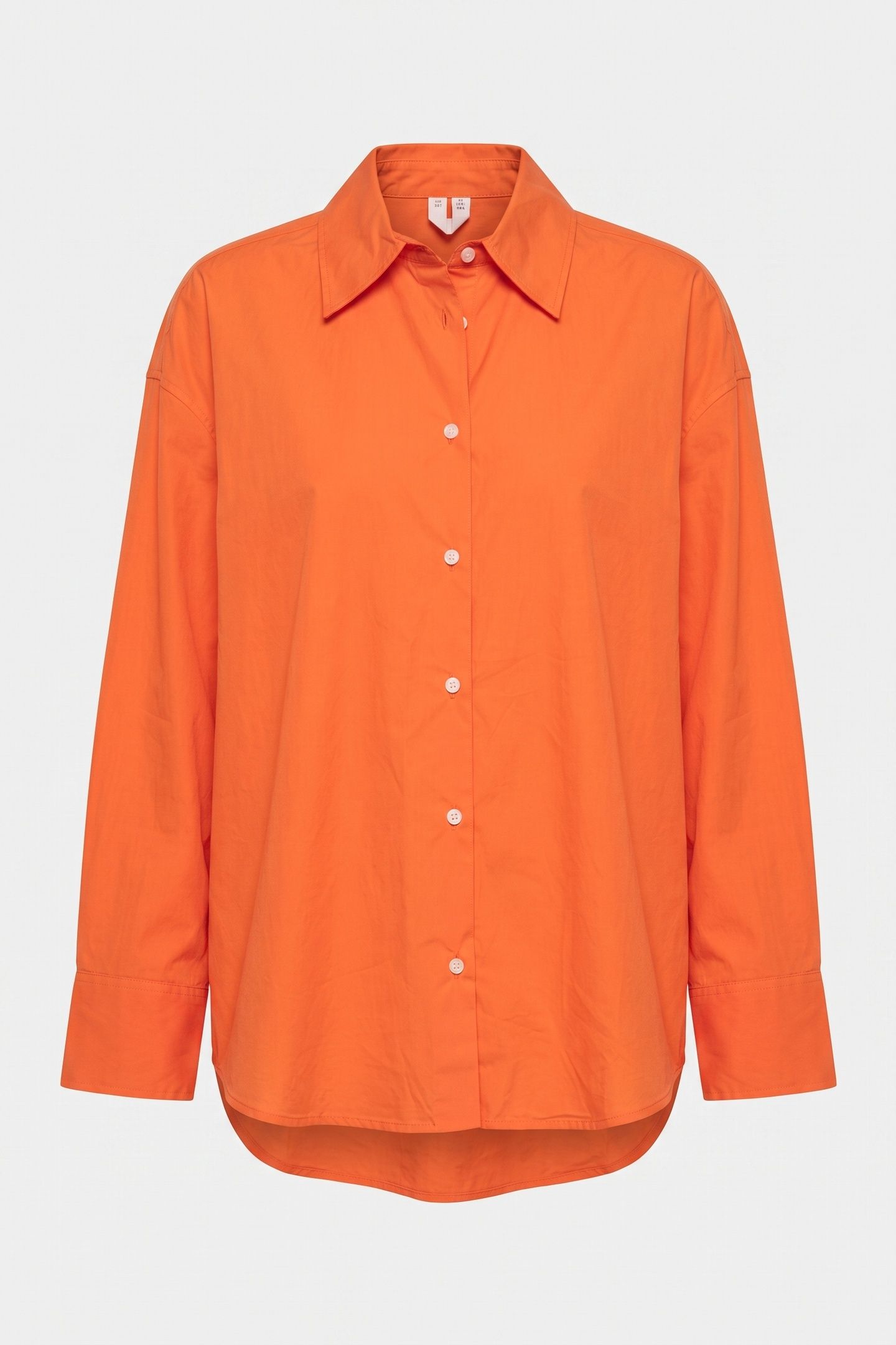IMA POPLIN SHIRT ORANGE 4