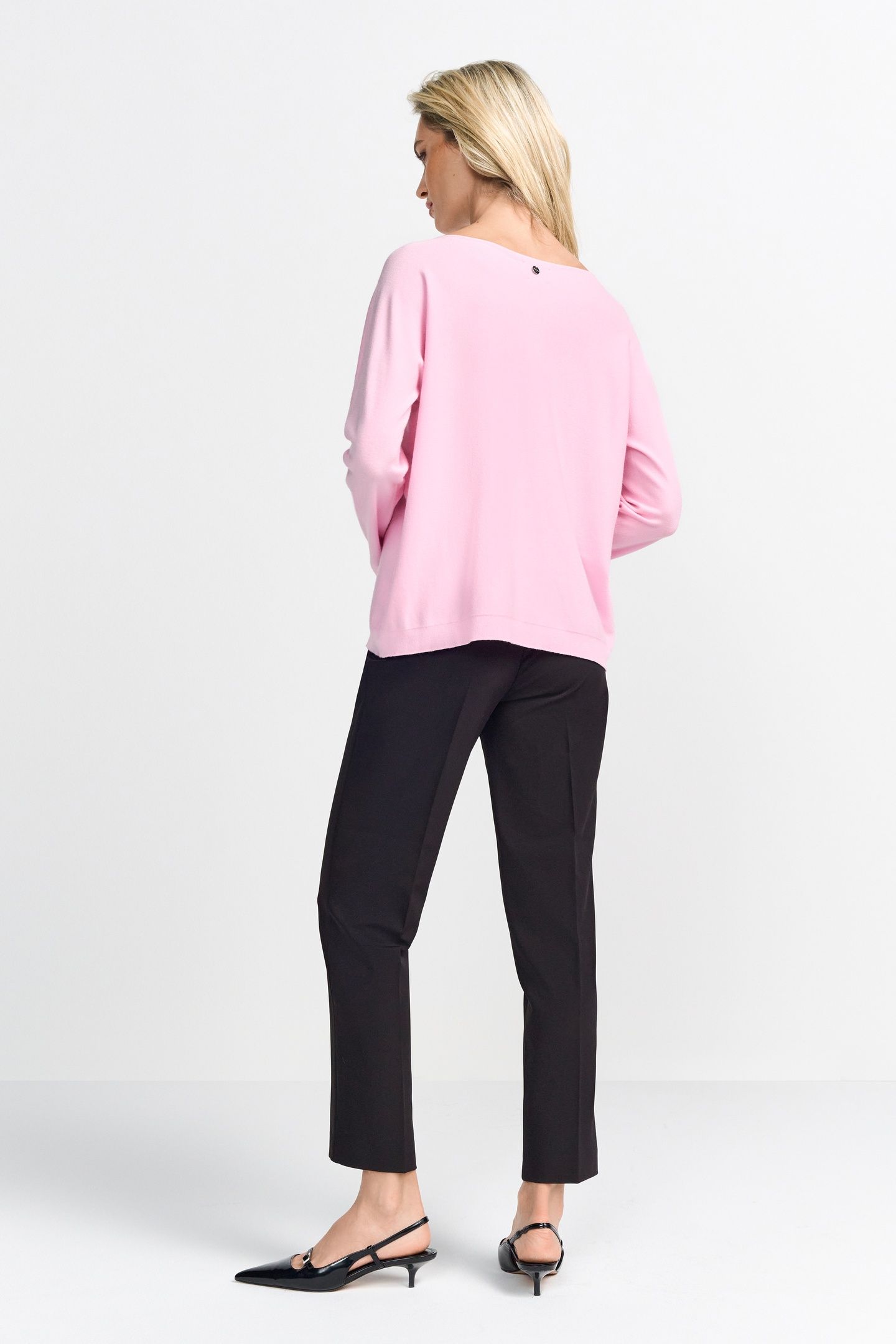 BOAT NECK SEAMLESS STRAWBERRY CREAM 2
