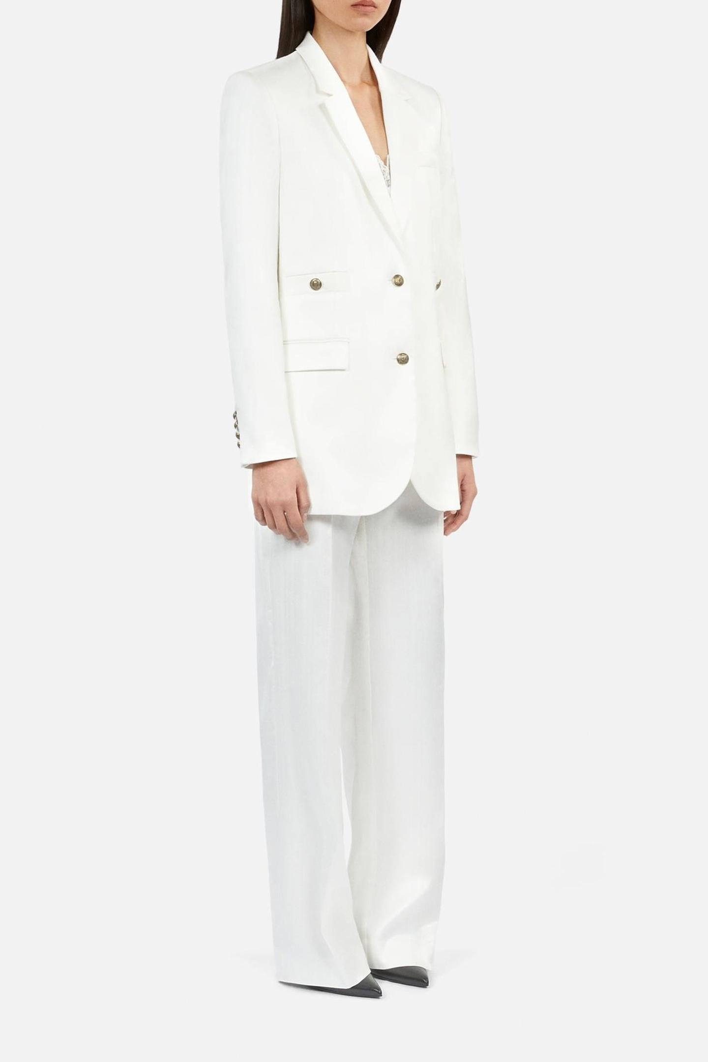 OVERSIZED 4-POCKET SUIT JACKET WHITE 5