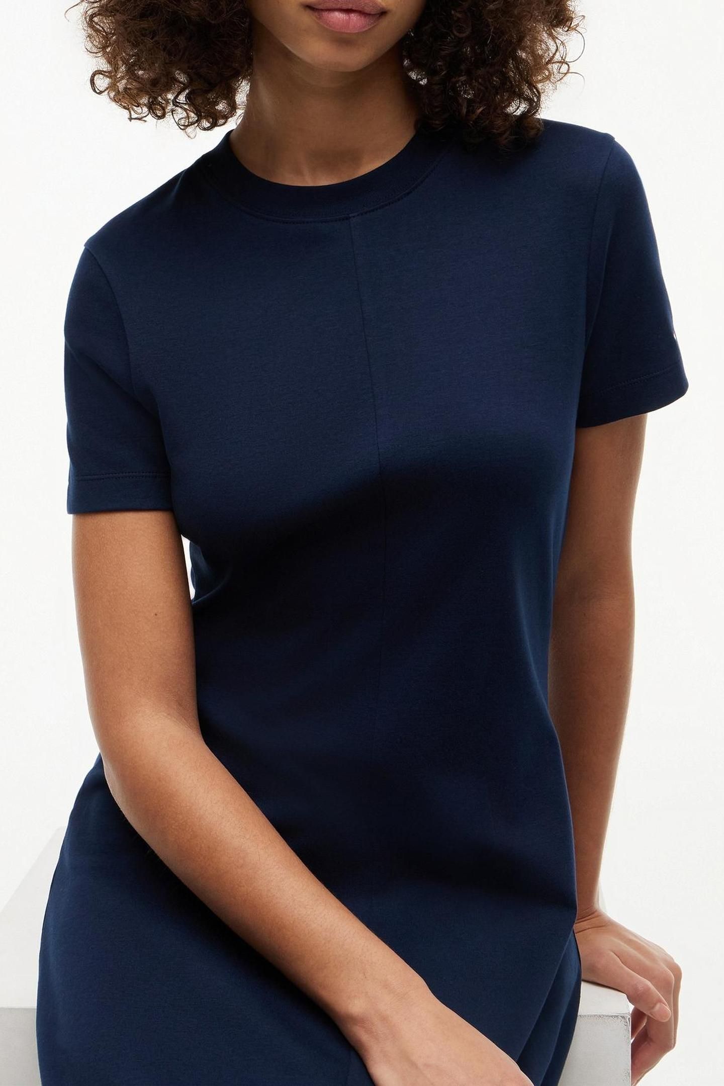 INTERLOCK F&F MIDI DRESS DARK NIGHT NAVY 4