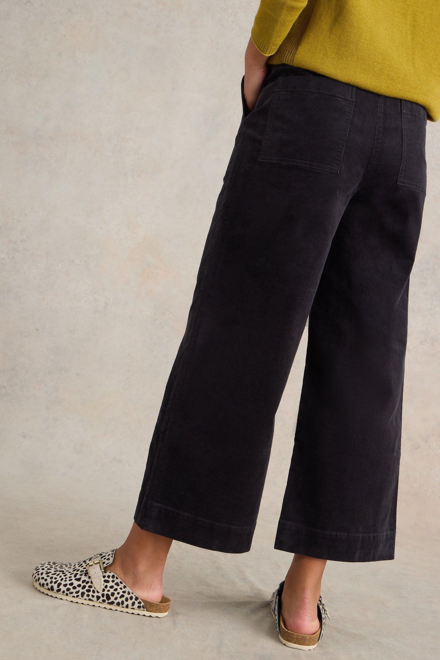 ROMY CORD CULLOTTE DARK GREY 2