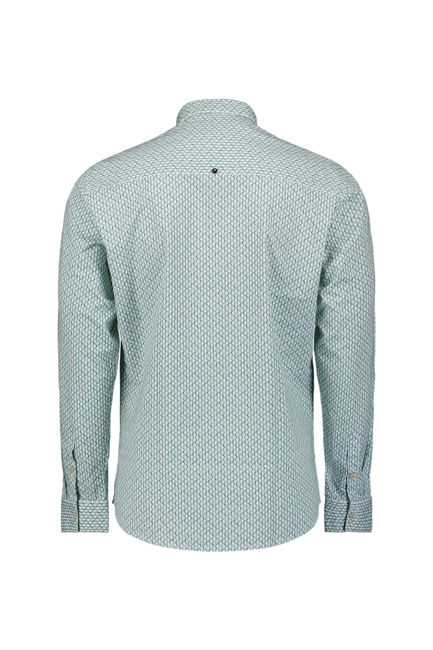 SHIRT STRETCH ALLOVER PRINTED SEABLUE 5