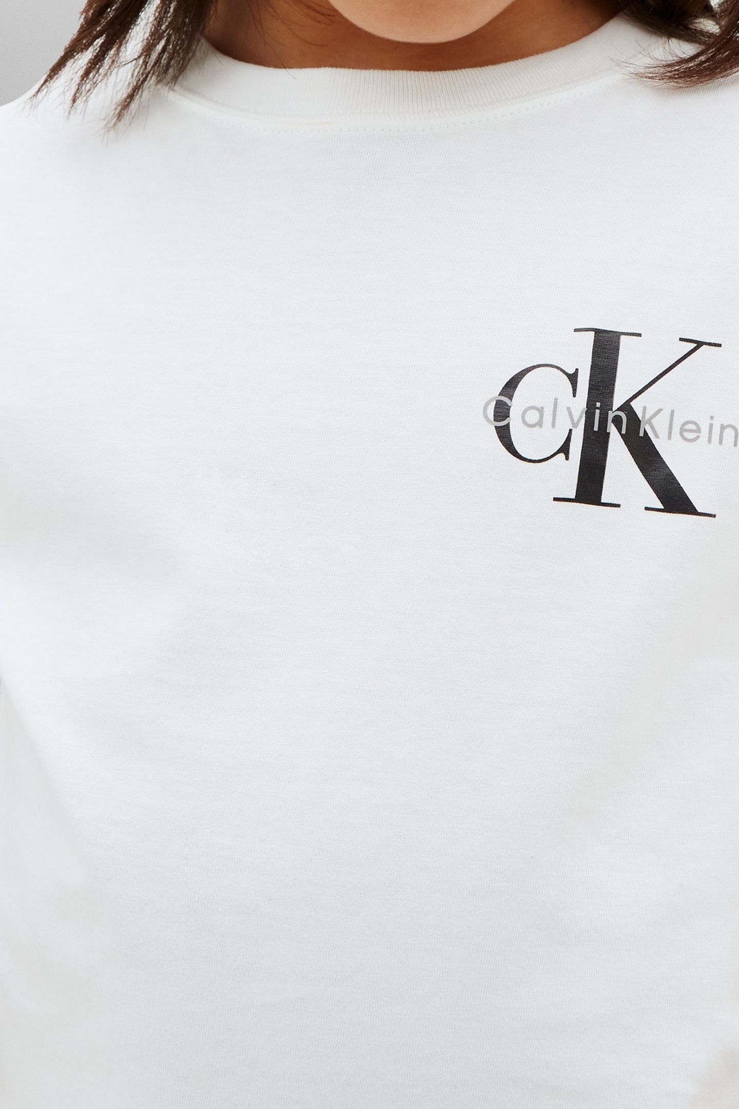 UNISEX SMALL CHEST MONOLOGO BRIGHT WHITE 6