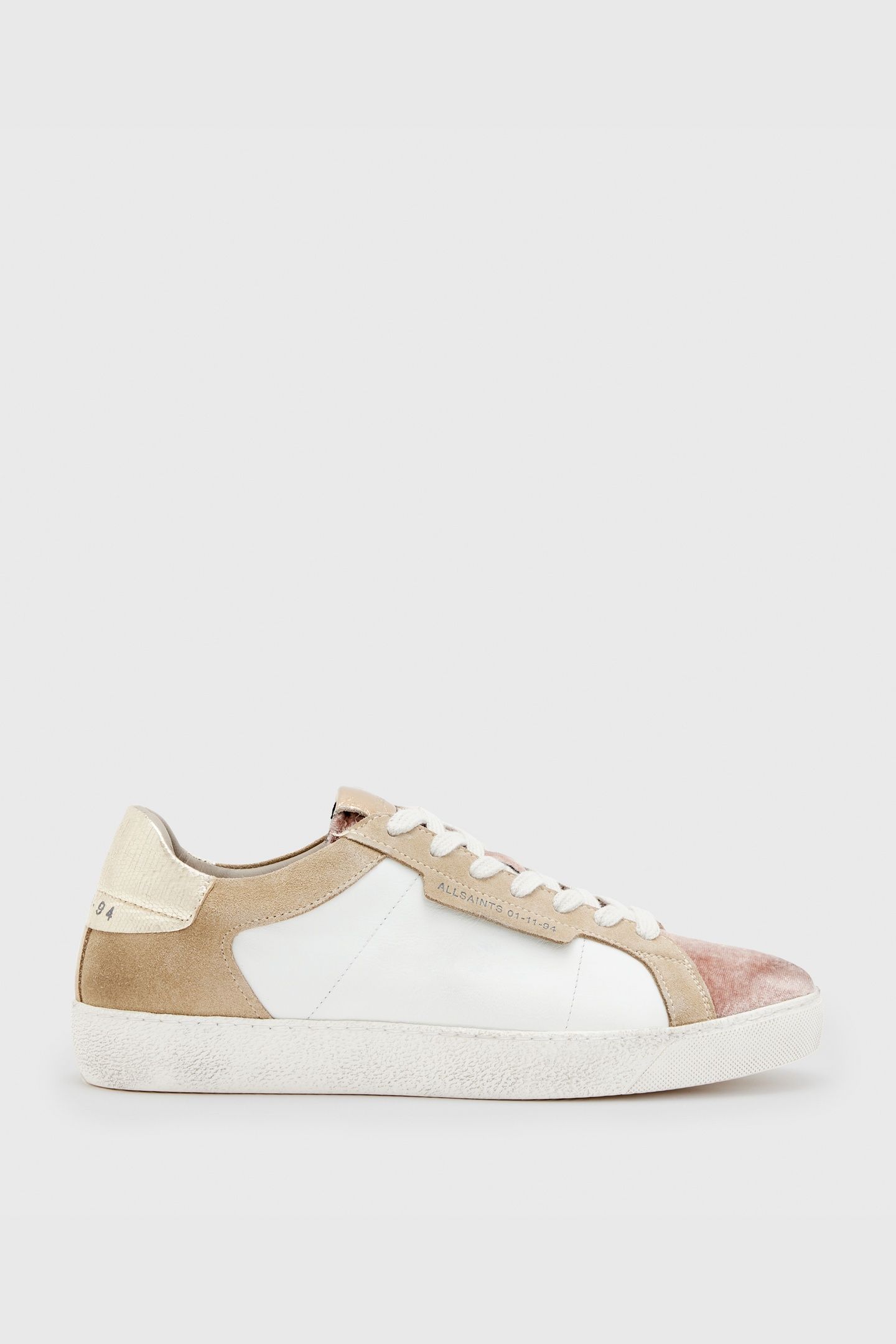 SHEER SNEAKER CHALK WHITE/PINK 1