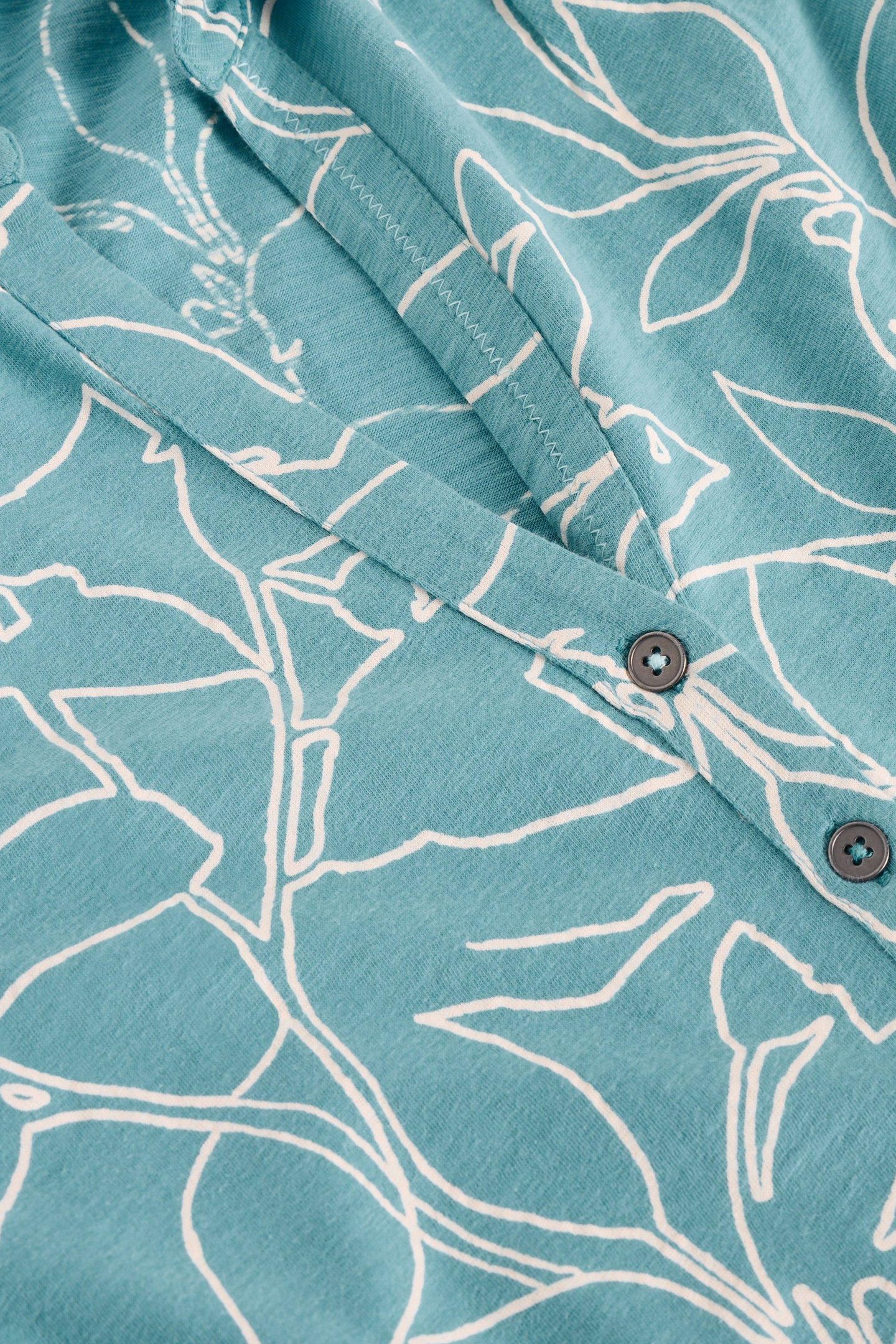 ANNIE SS JERSEY SHIRT BLUE PRINT 5