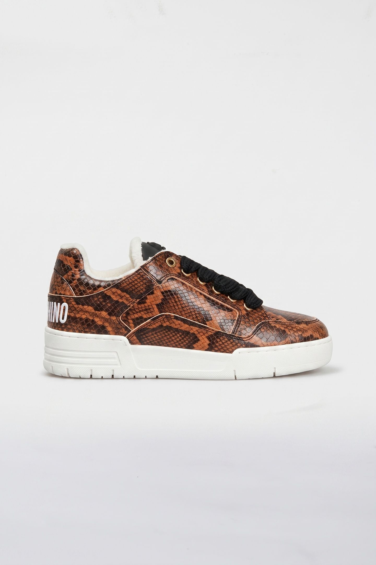 CALFSKIN SNEAKERS BROWN 1