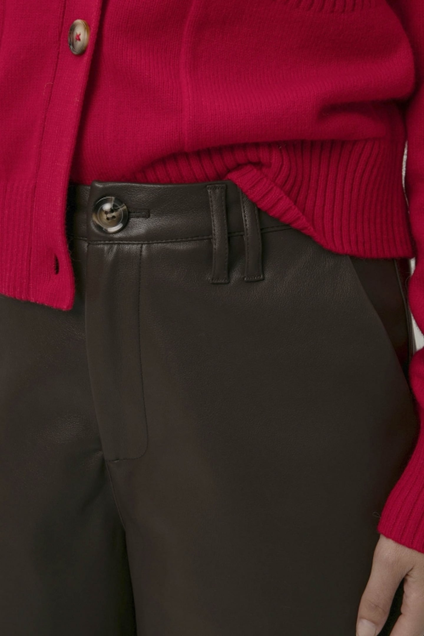 SVEN PANTS DARK BROWN 4