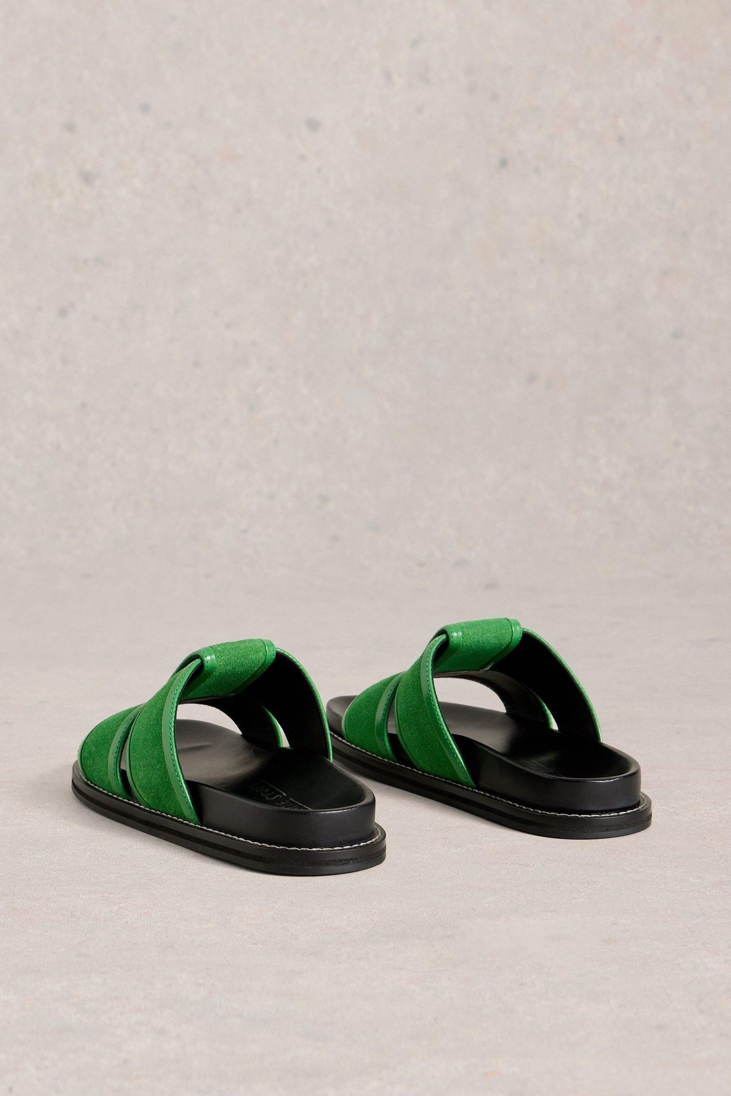 ZIGGY SLIDER FOOTBED BRIGHT GREEN 3
