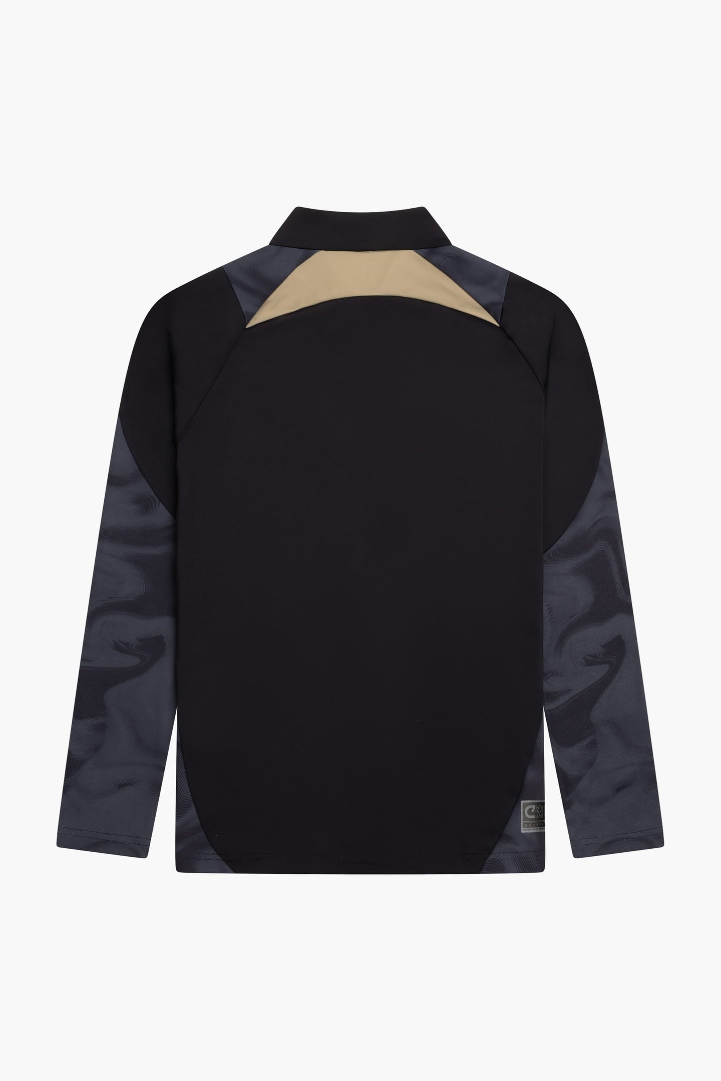 DEFENSE 1/4 ZIP TOP BLACK 2