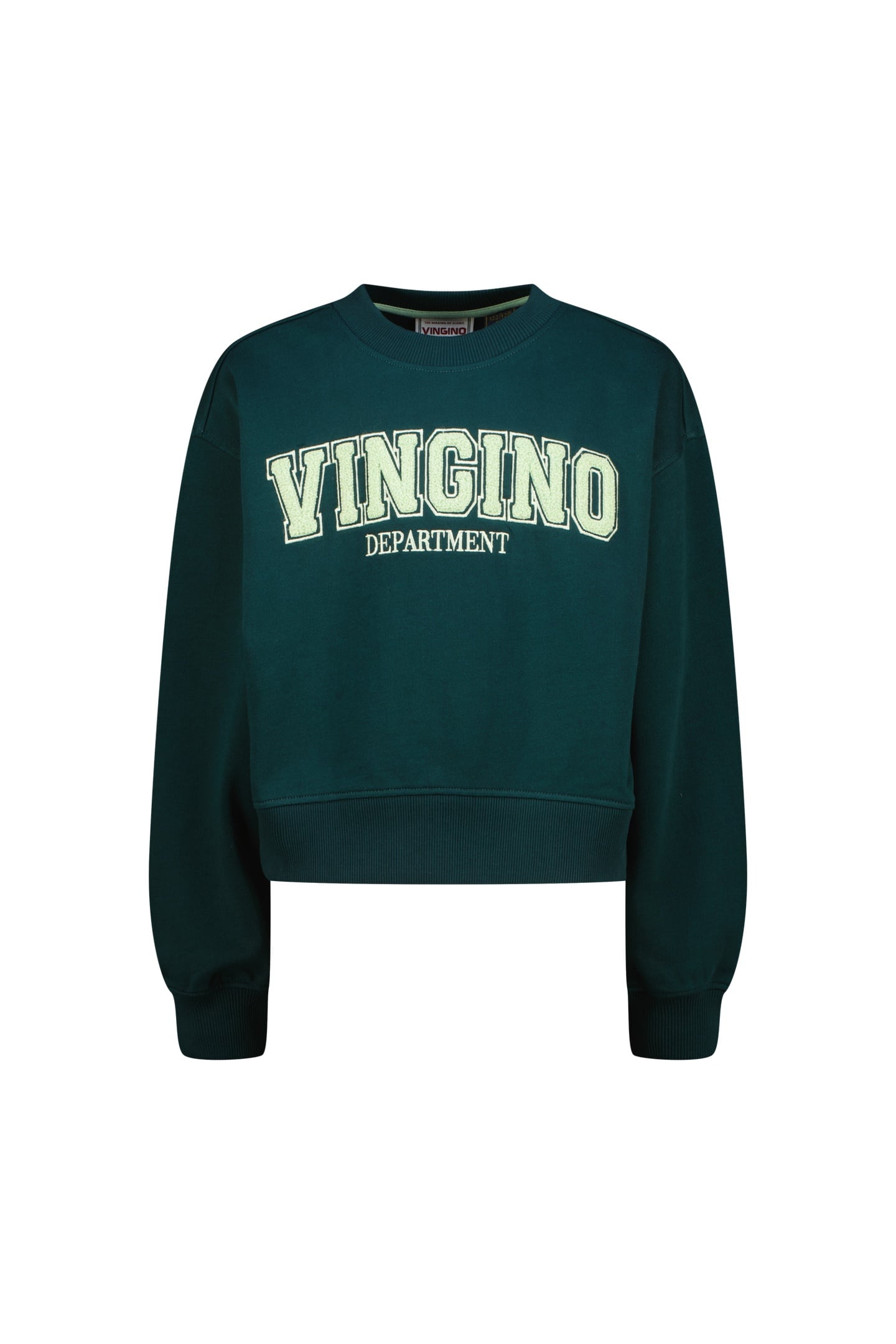 GIRLS NORALIE SWEATER DARK JUNGLE GREEN 1