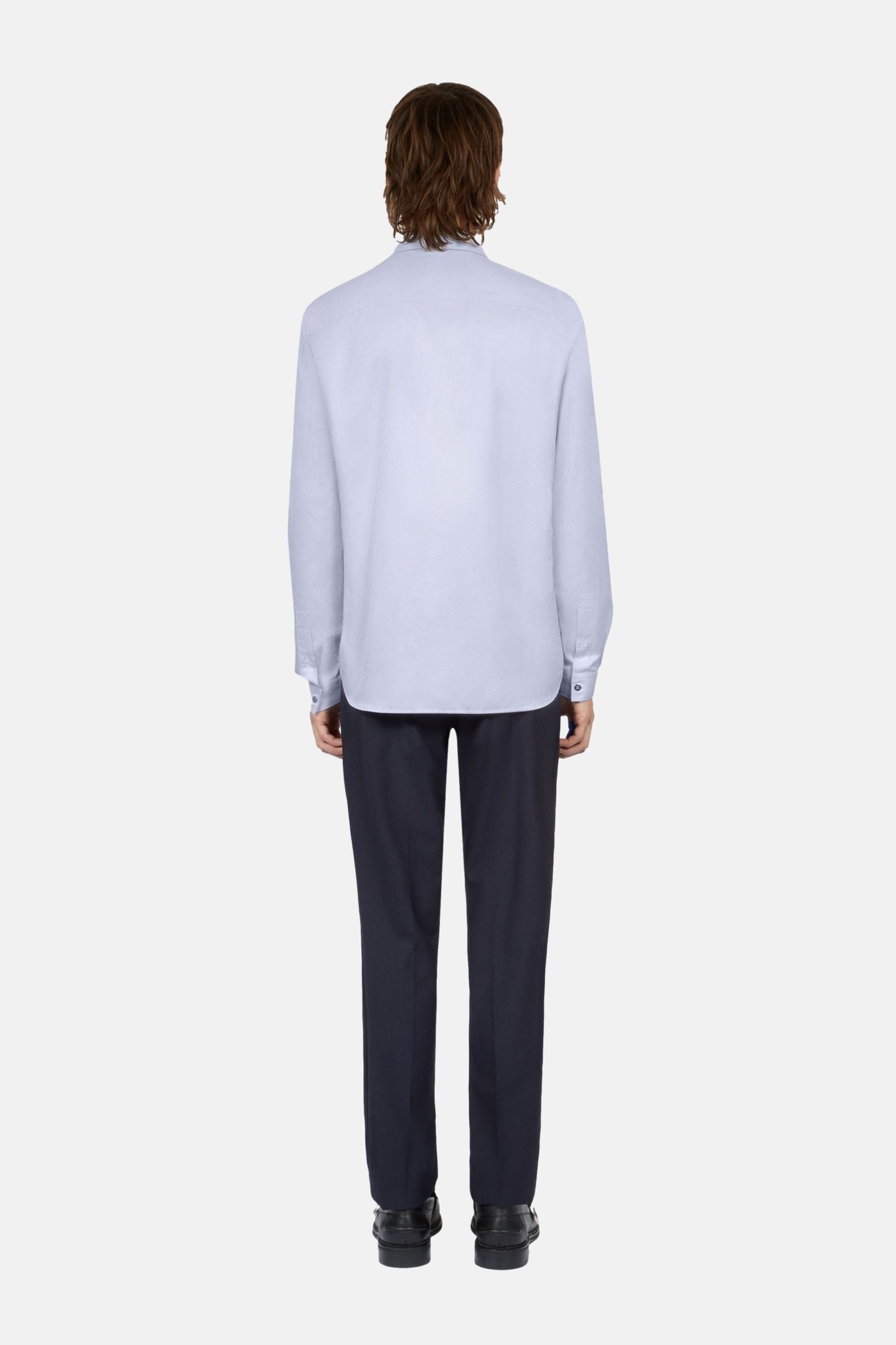 LONG-SLEEVED SHIRT WITH CLASSIC COLLAR LIGHT BLUE 4
