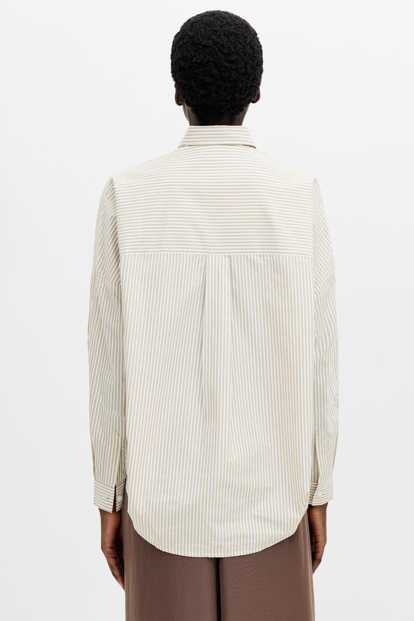 STRIPE POPLIN L/S POPOVER INCENSE/WHITE 3