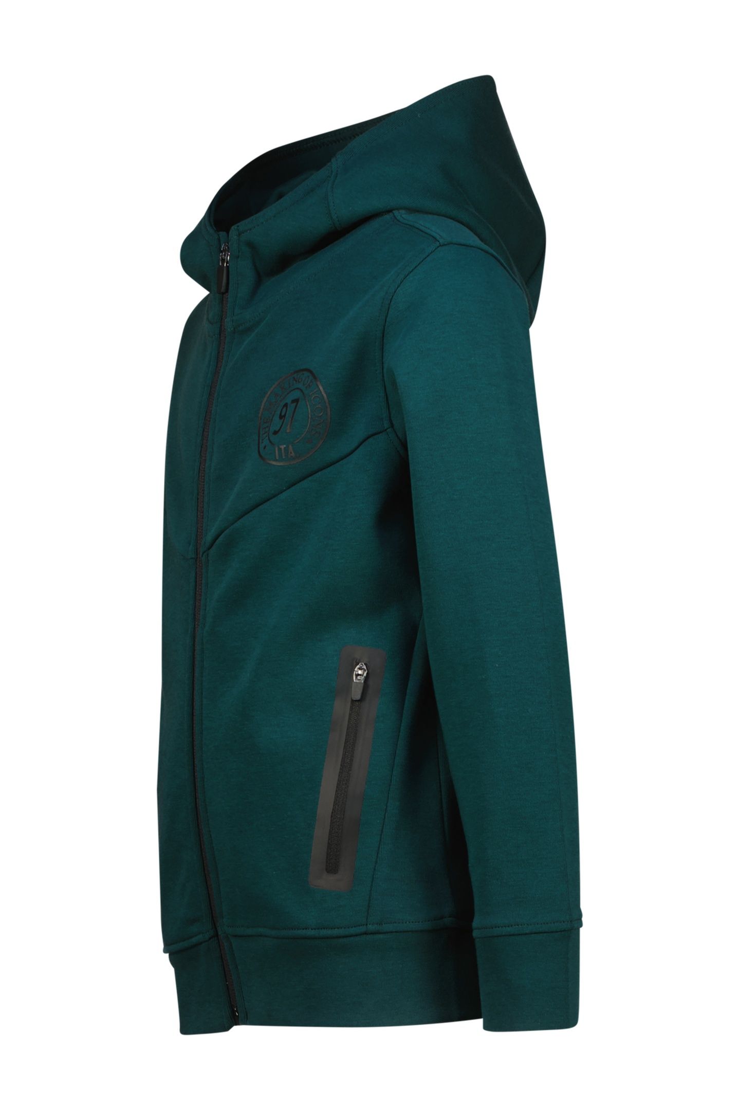 BOYS OCEAN VEST DARK JUNGLE GREEN 2