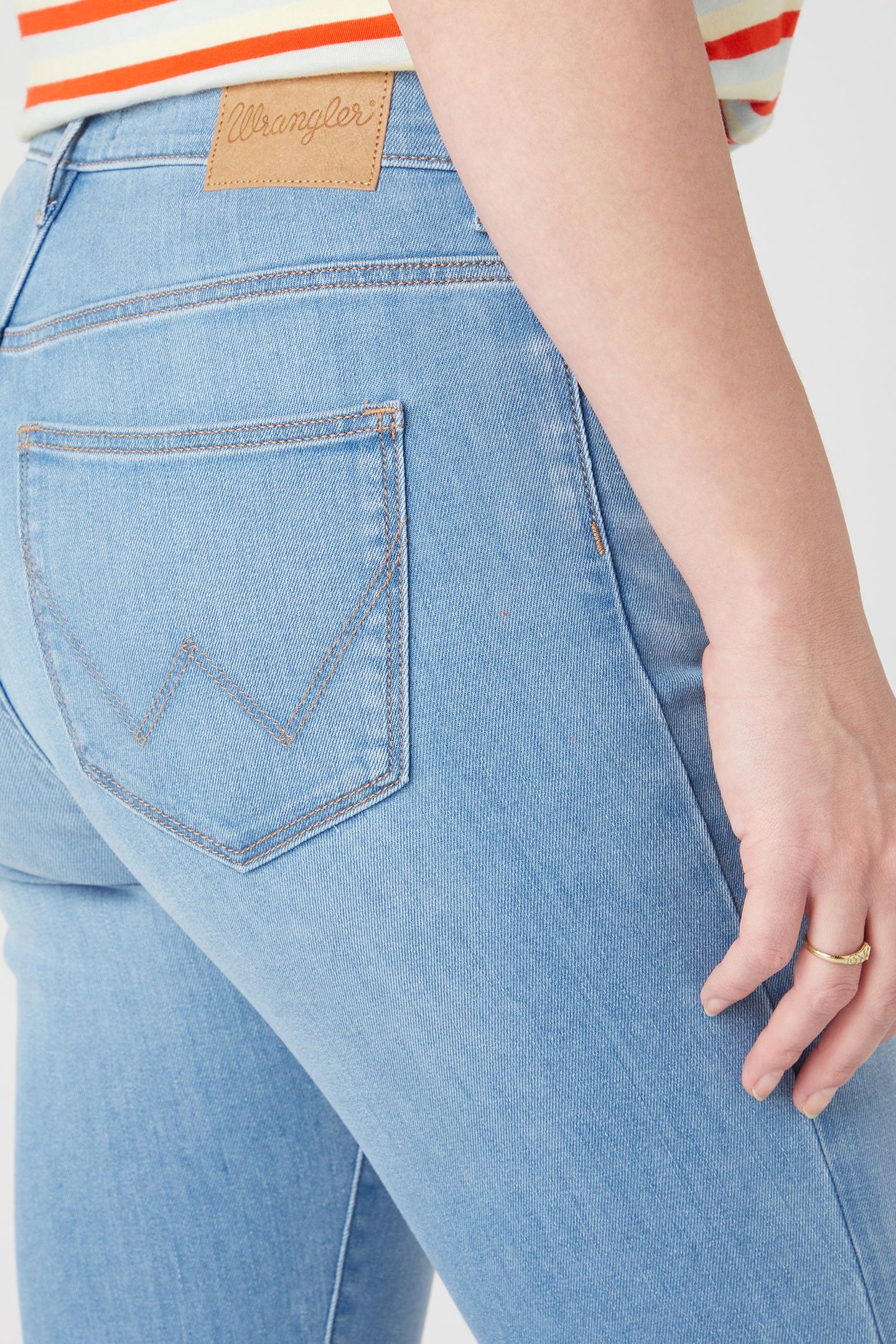 HIGH SKINNY BROOKLYN DENIM BLUE JEANS 6