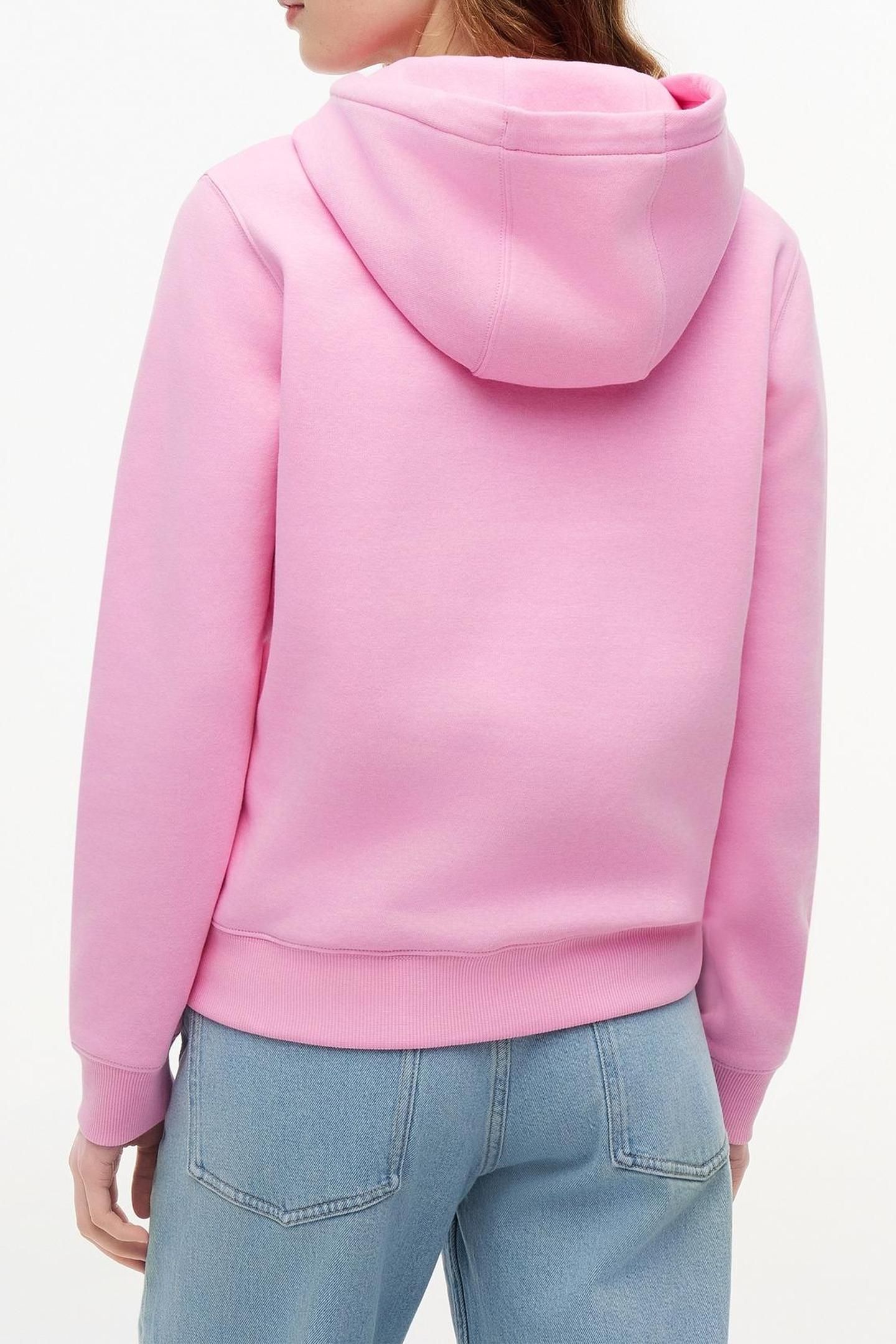 REGULAR FLAG HOODIE PINK DAISY 2