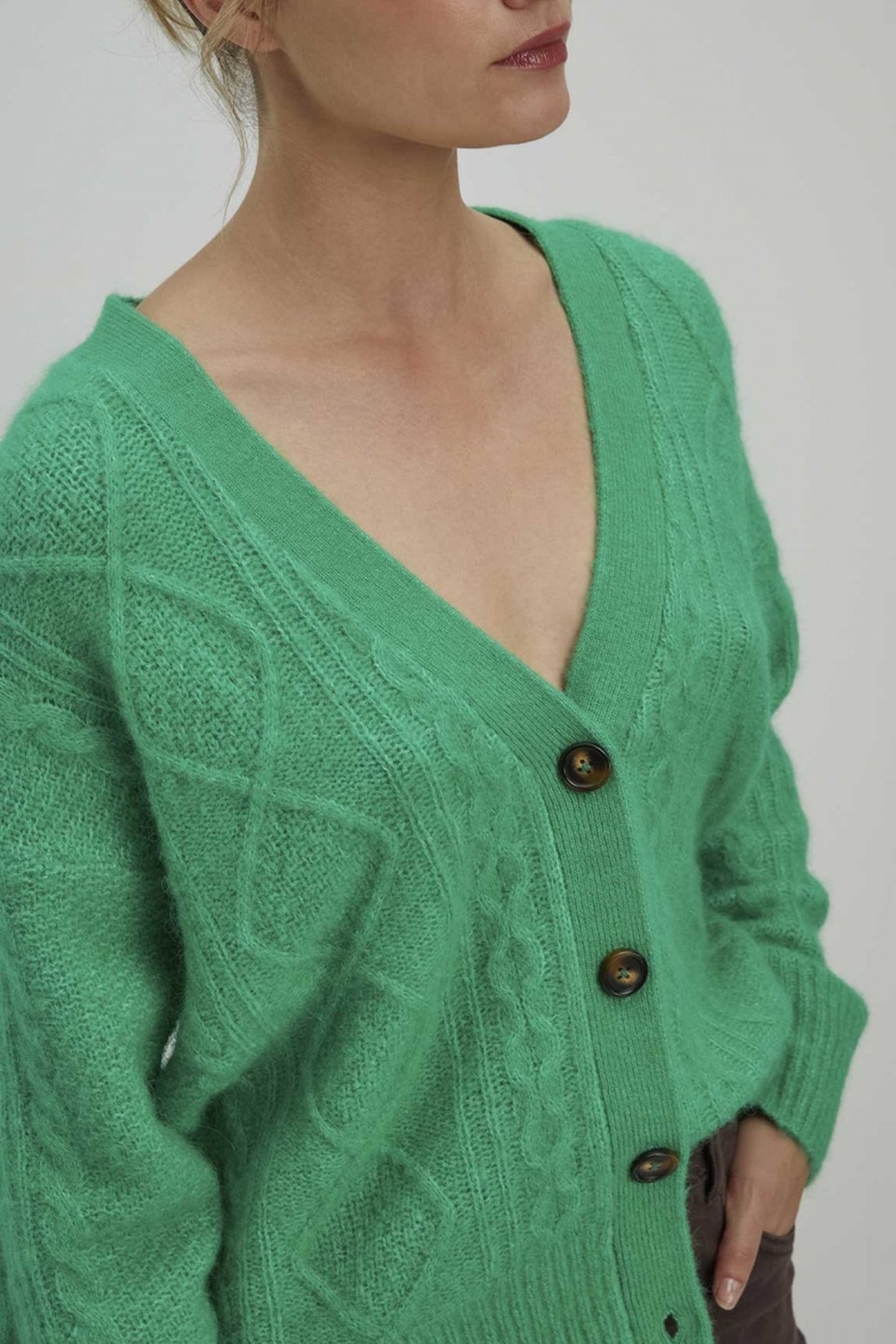 SETH CARDIGAN PARROT GREEN 4