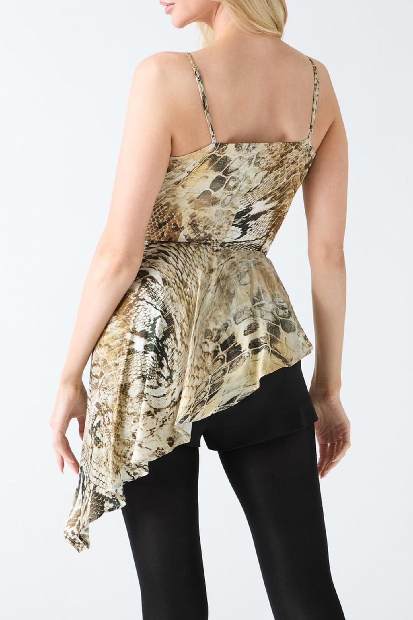 GISELLE ASYMMETRICAL JUMBLE SKIN PRINT 6