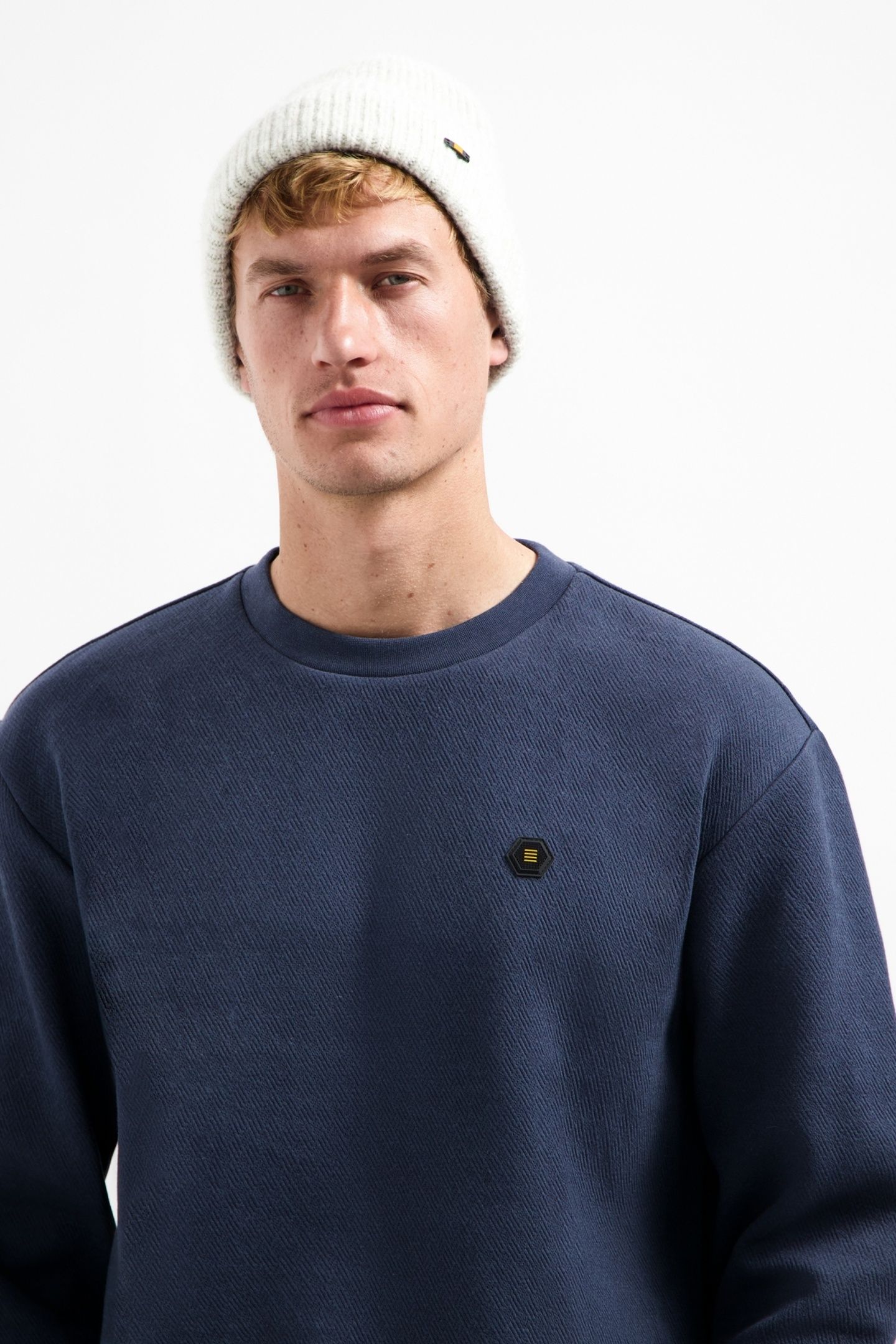 SWEATER CREWNECK RELIEF MELANGE NIGHT 3