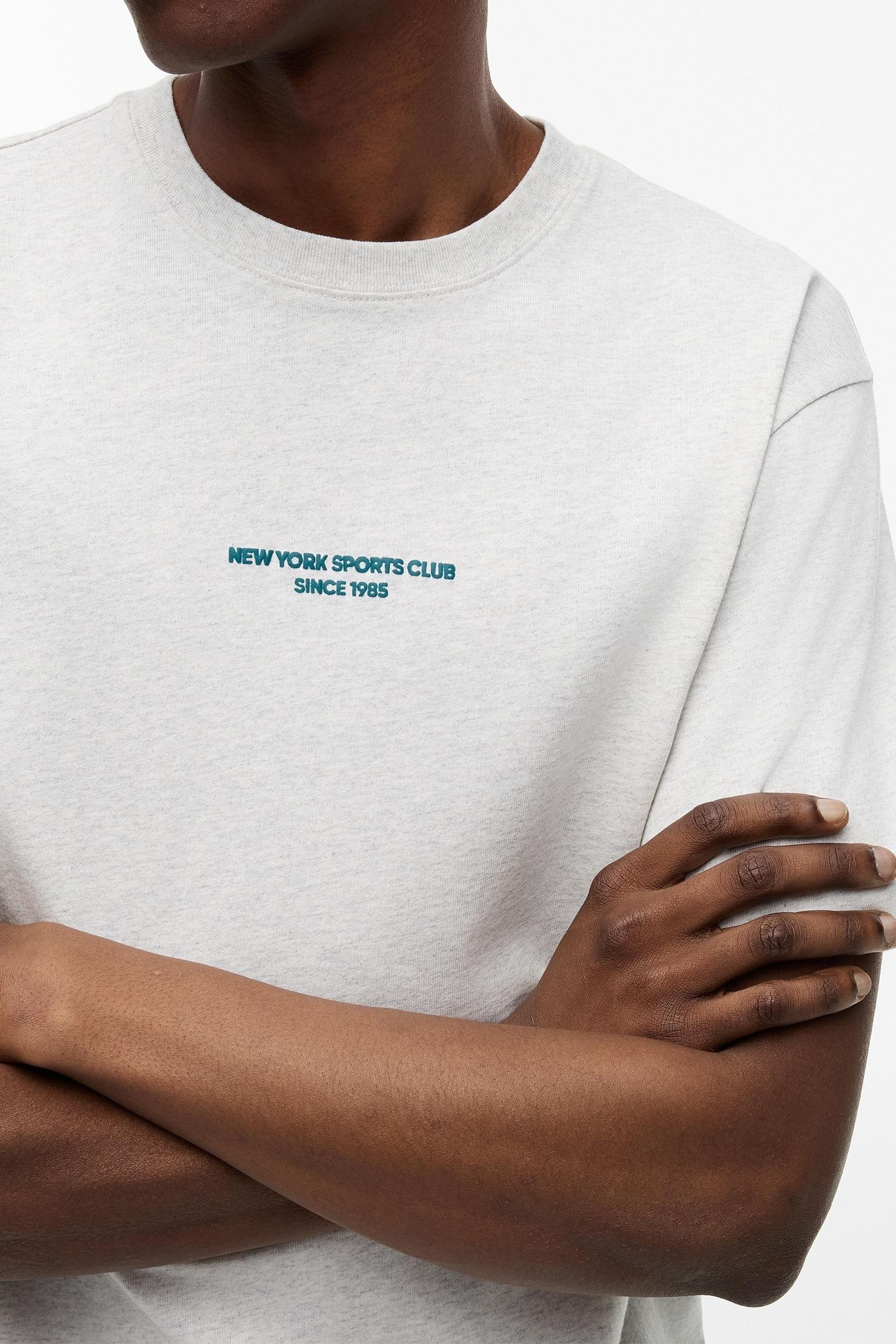 RELAXED SAILBOAT SS ICE GREY HEATHER 5