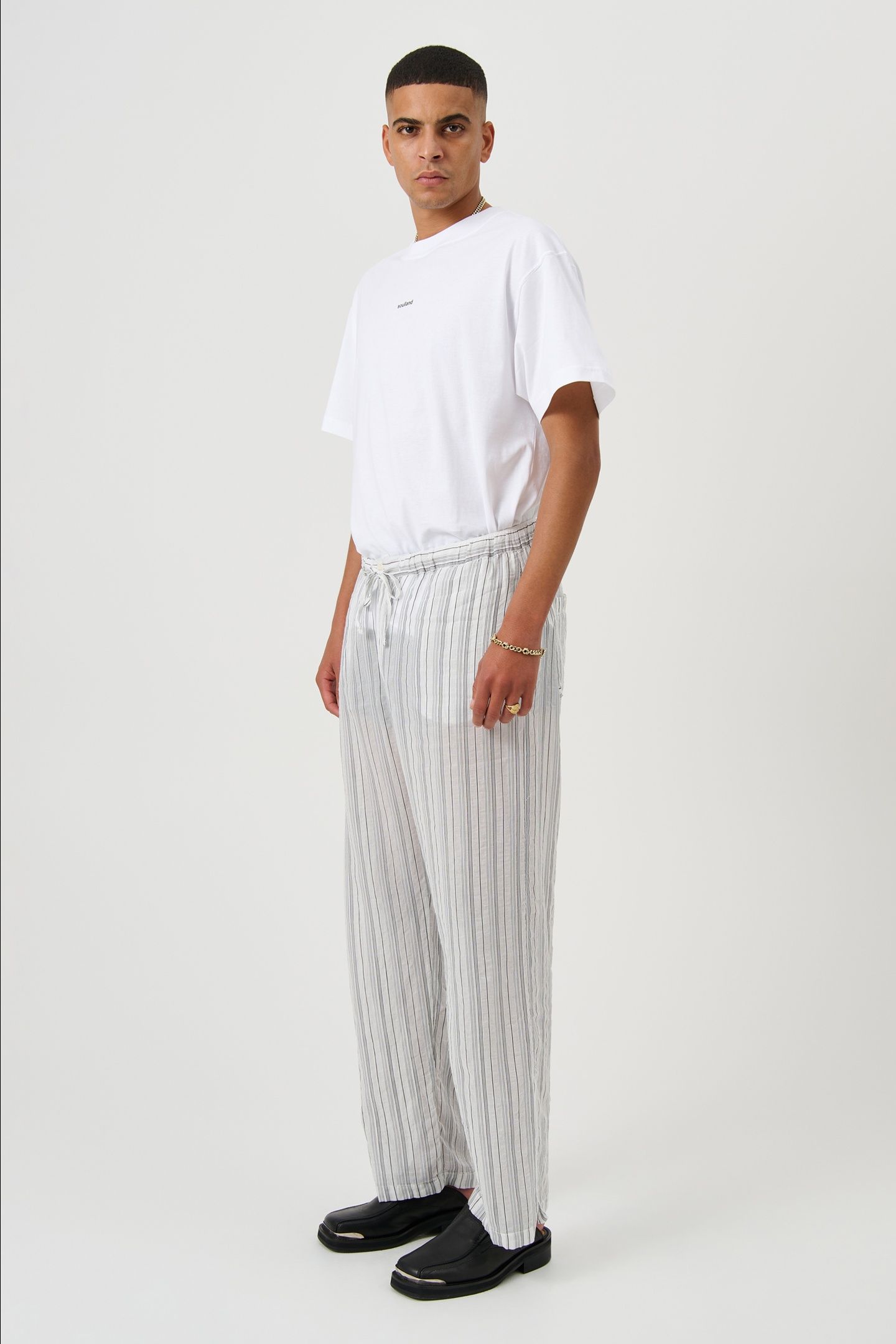 ROBERTA PANTS BLACK STRIPE 3