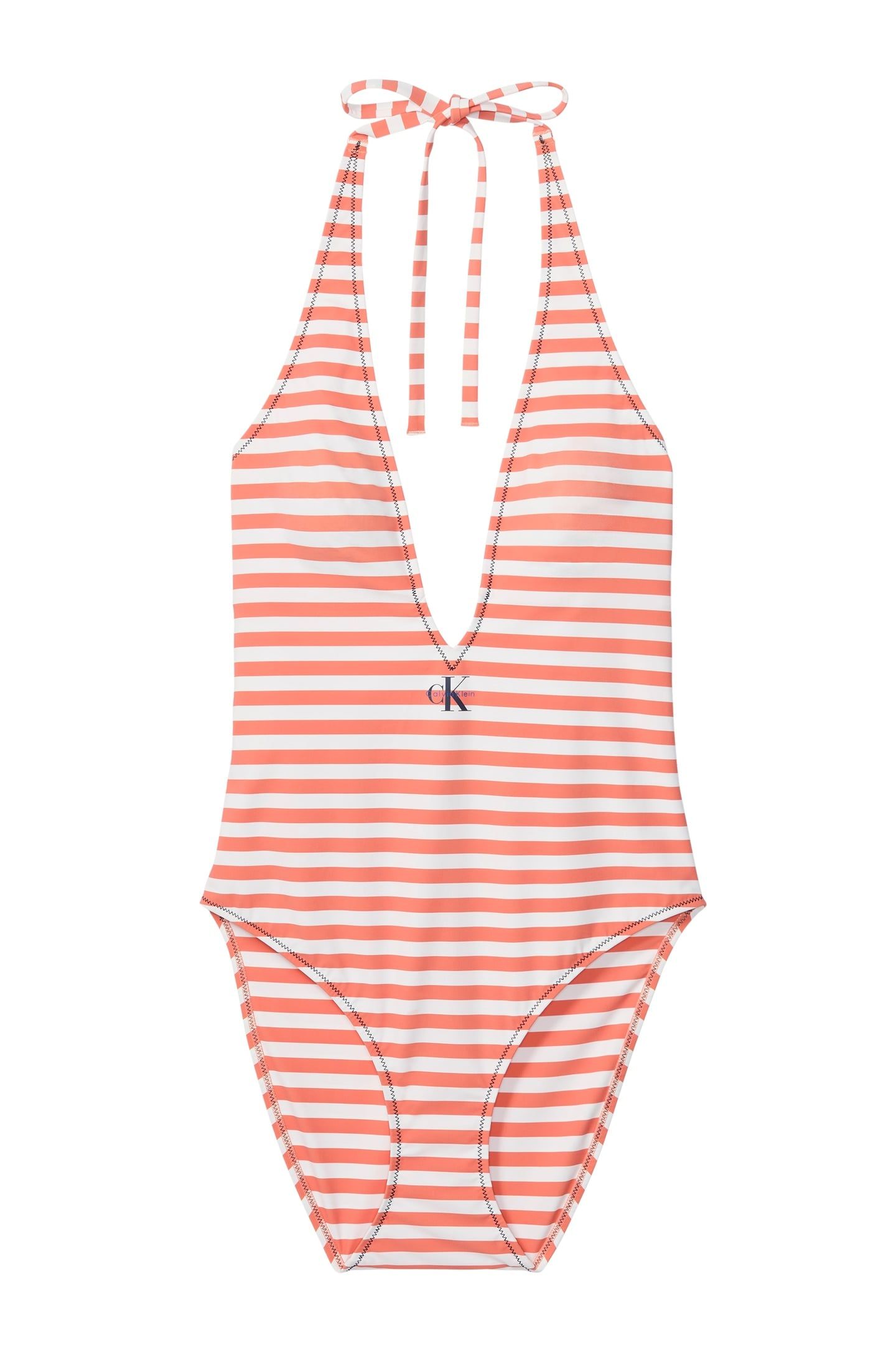PLUNGE ONE PIECE STRIPE ACORN ORANGE 5