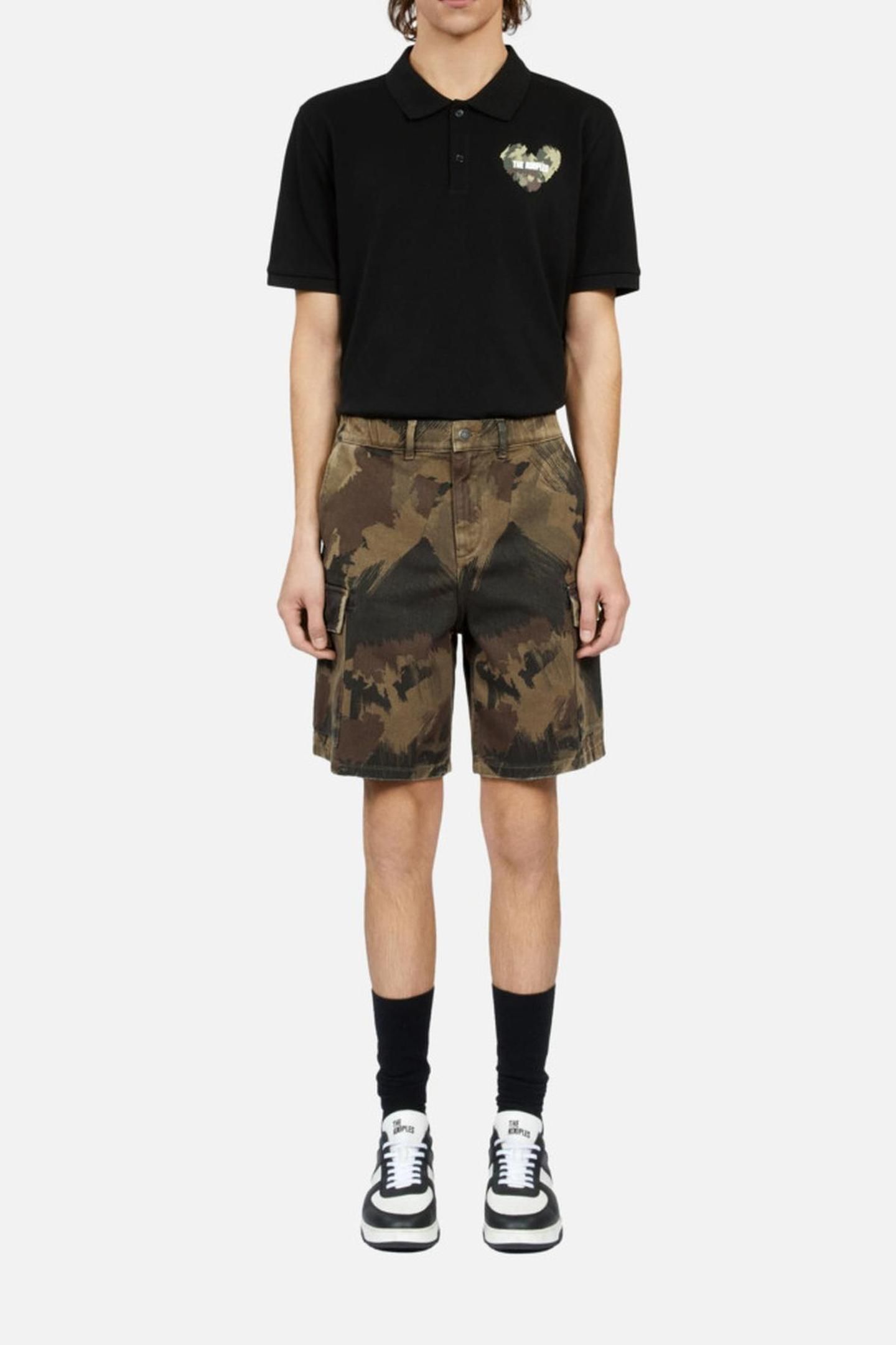 SHORTS W ELASTICATED WAIST AND PATCH POCKETS CAMOUFLAGE_01 2