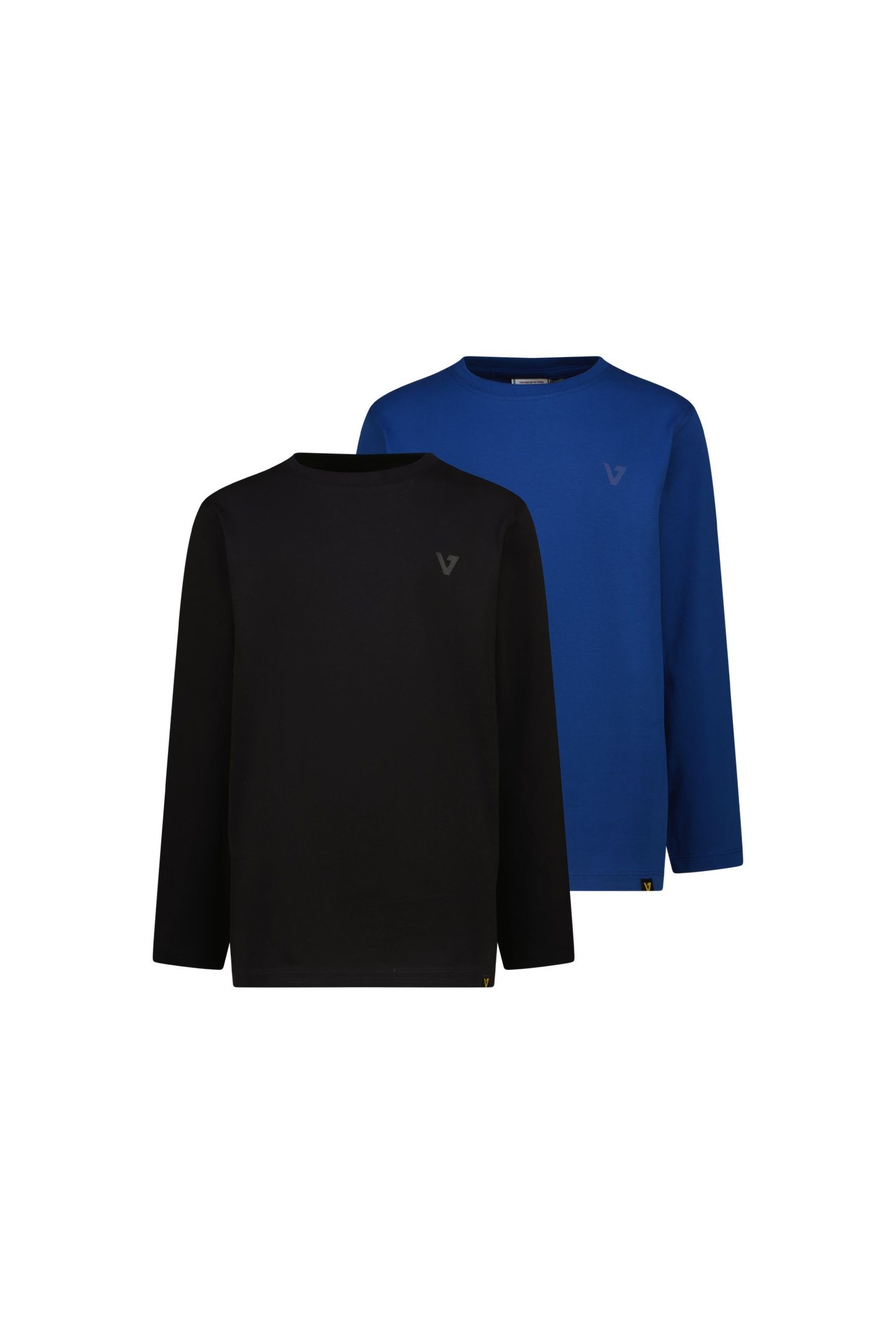 BOYS BASIC-LS-2PACK T-SHIRT DEEP BLACK 1
