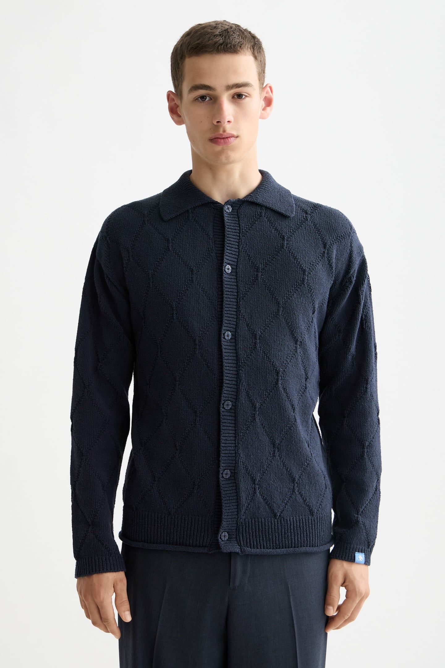 OPEN WORK LONG SLEEVE SHIRT SKY CAPTAIN 1