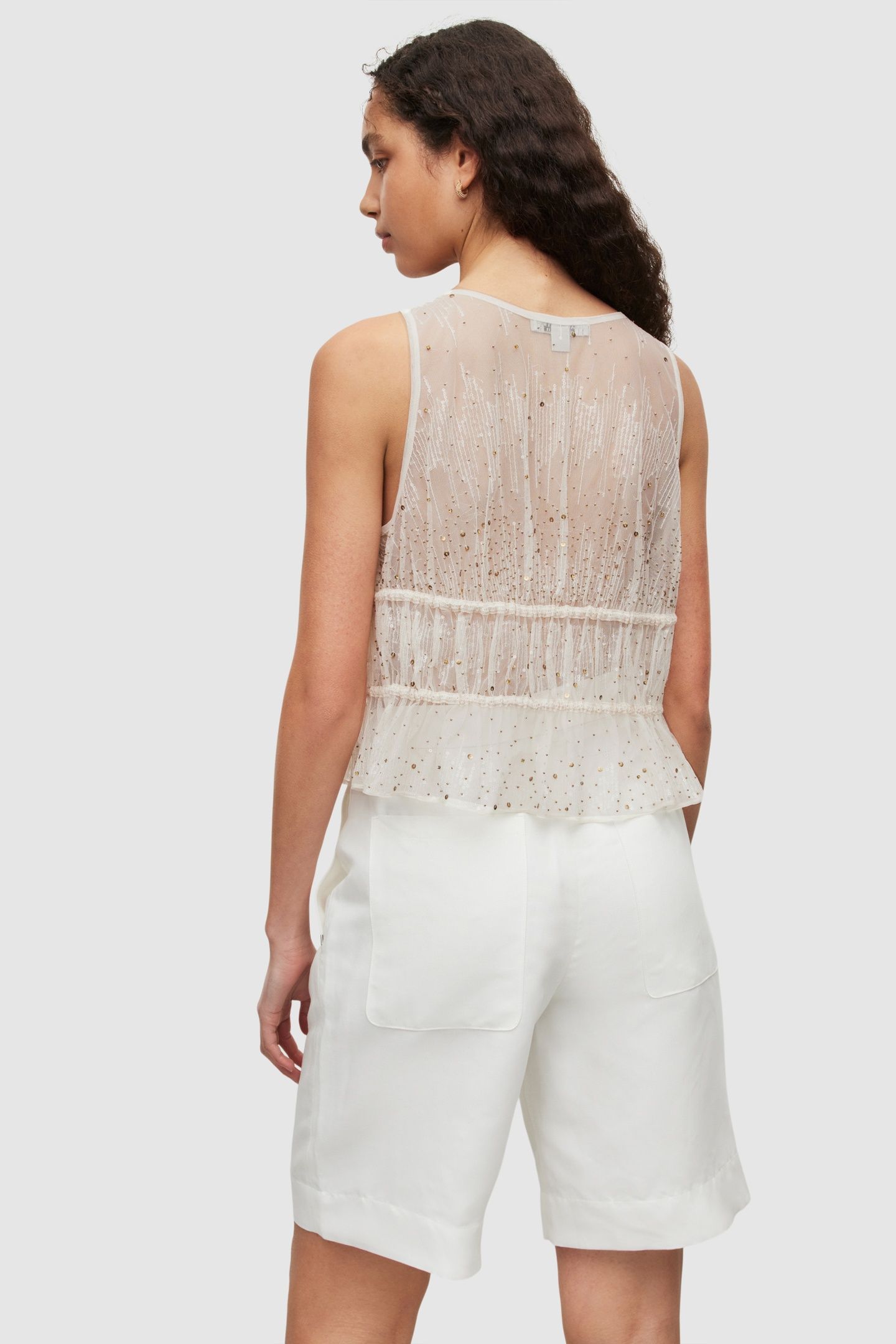 ROBYN EMB TOP OFF WHITE 6