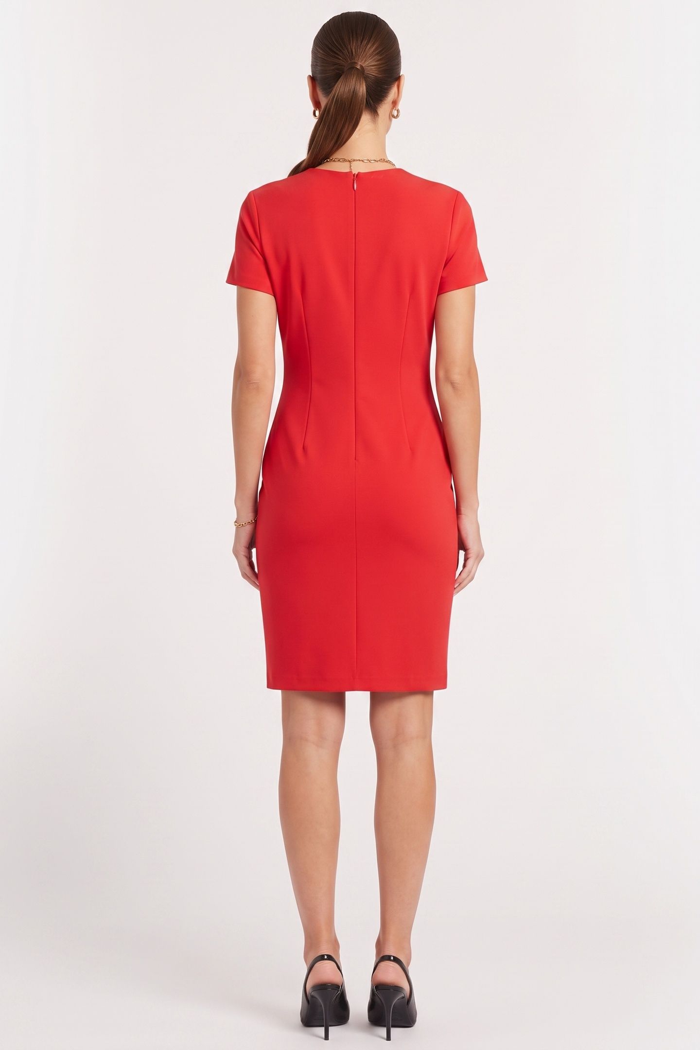 STRETCH CREPE SS DRESS ADRENALINE RUSH 2