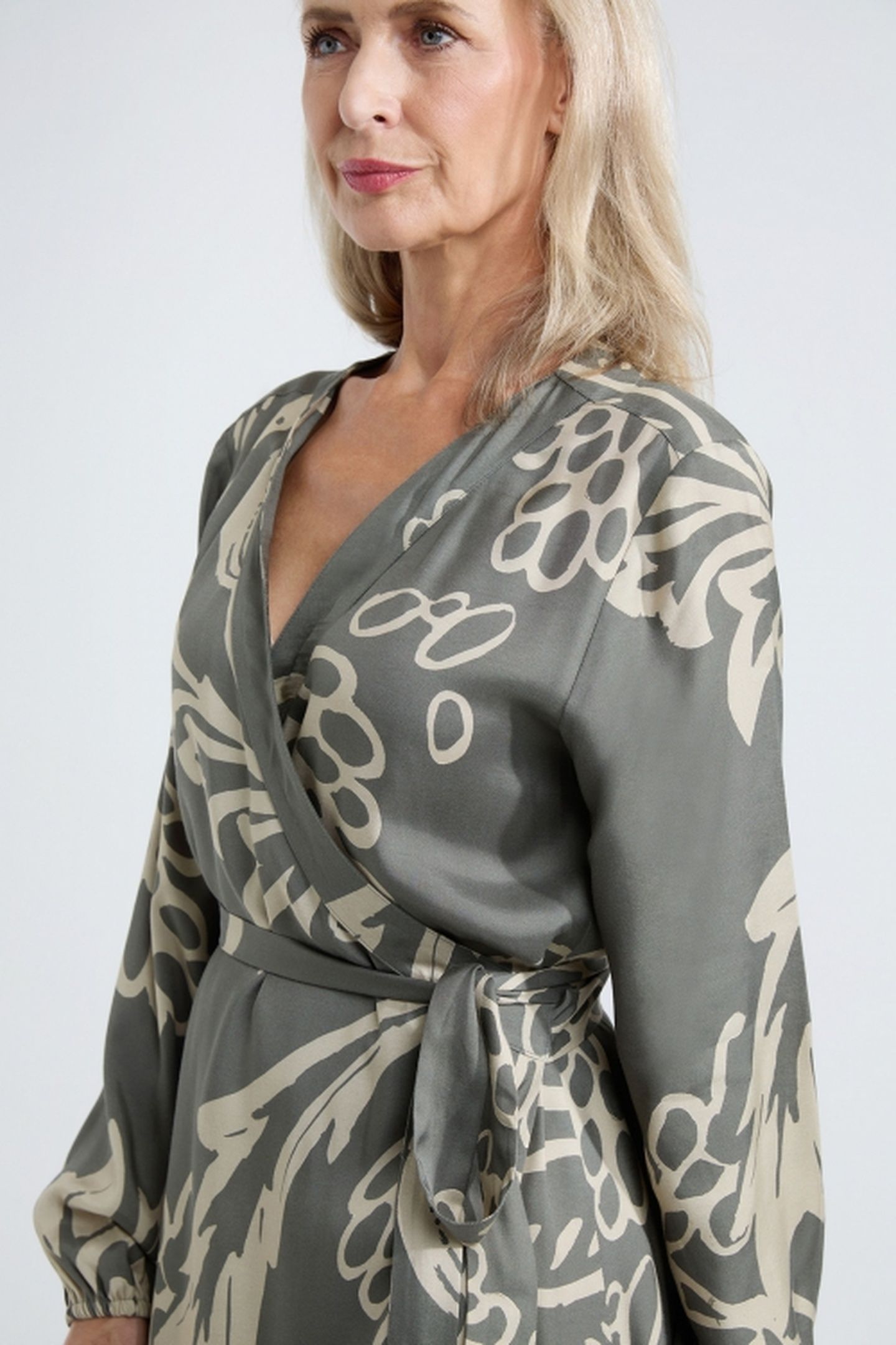 ALISE DRESS PESTO PRINT 4