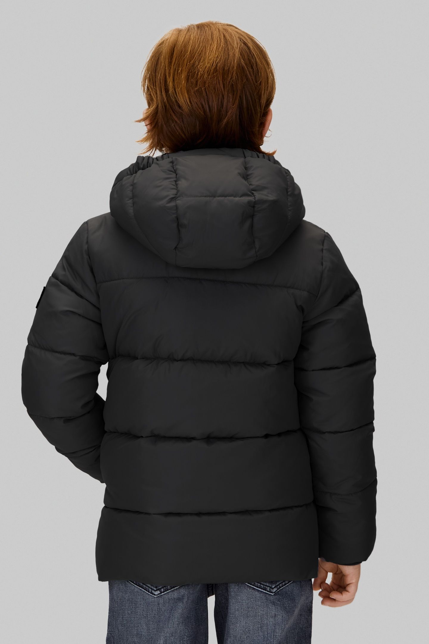 BOYS ESSENTIAL PUFFER JACKET BLACK 4