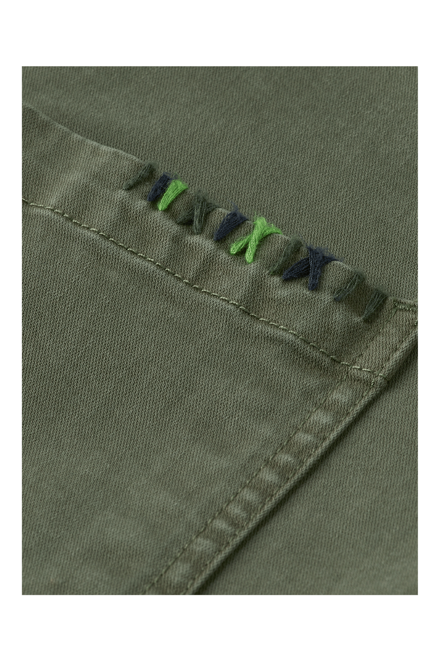 COTTON-BLEND GARMENT-DYED BOXY FIT BLAZER JACKET THYME 6