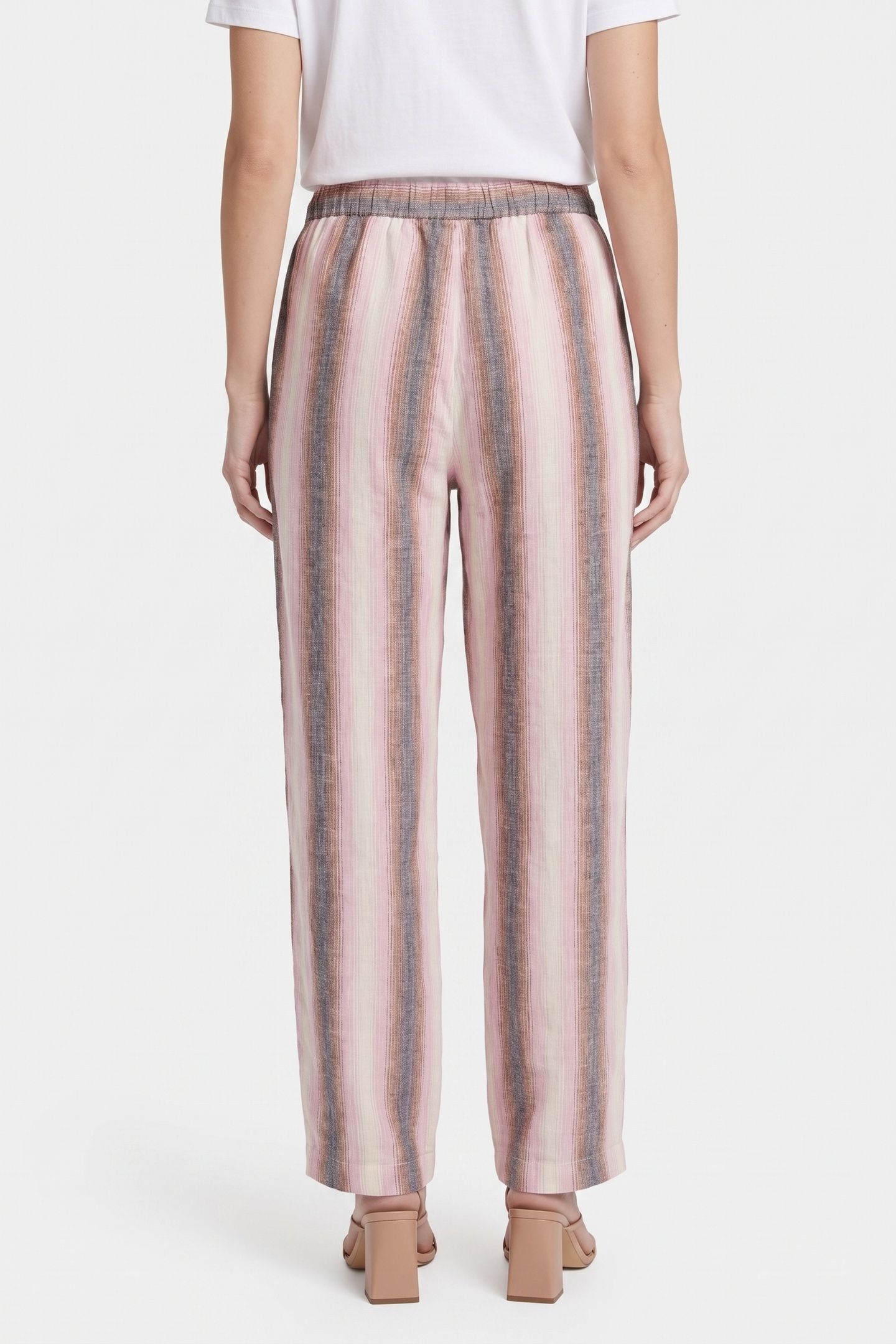 LUDVIG LINEN TROUSERS PINK 2