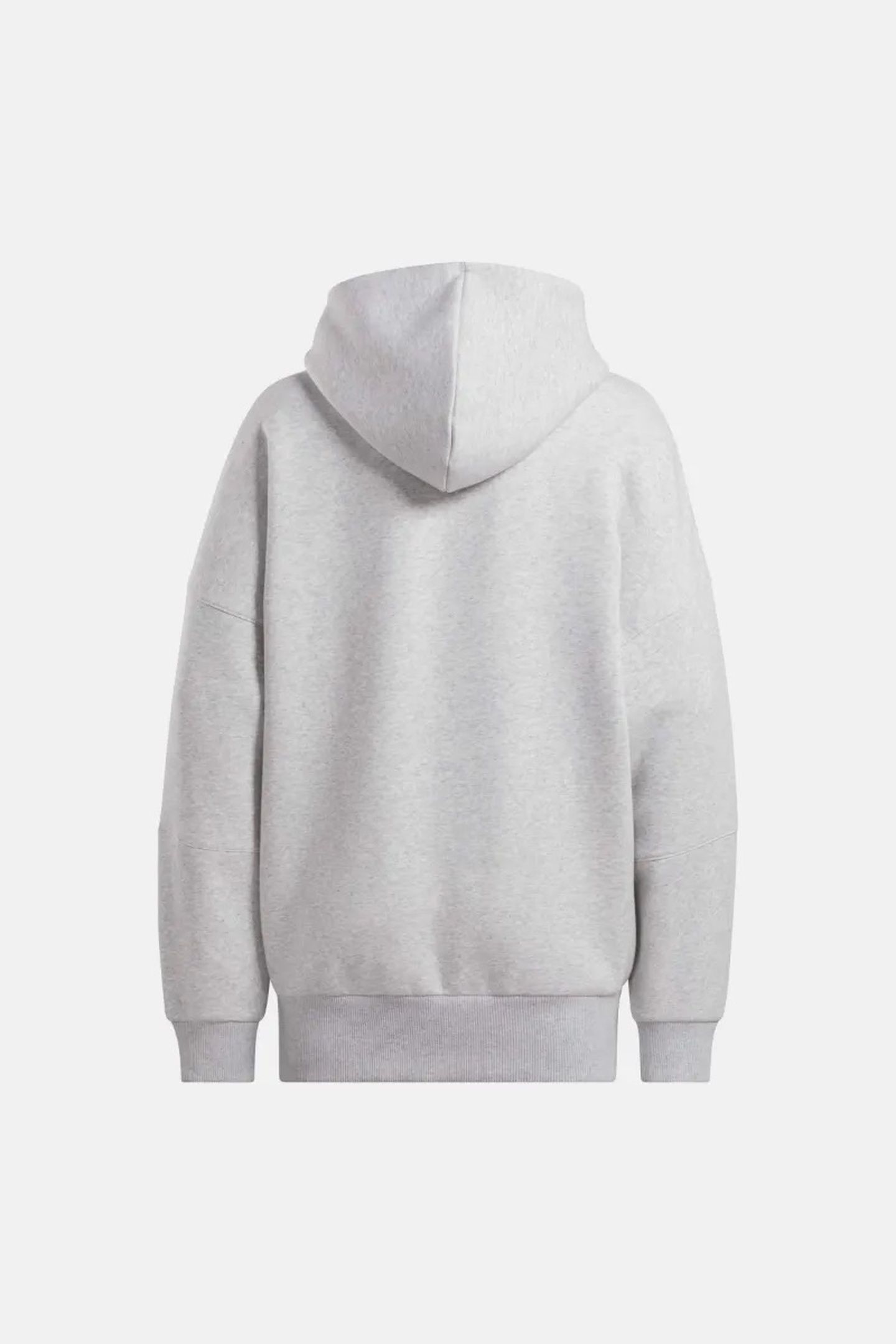 LUX OVERSIZED HOODIE LIGHT GREY HEATHER 5