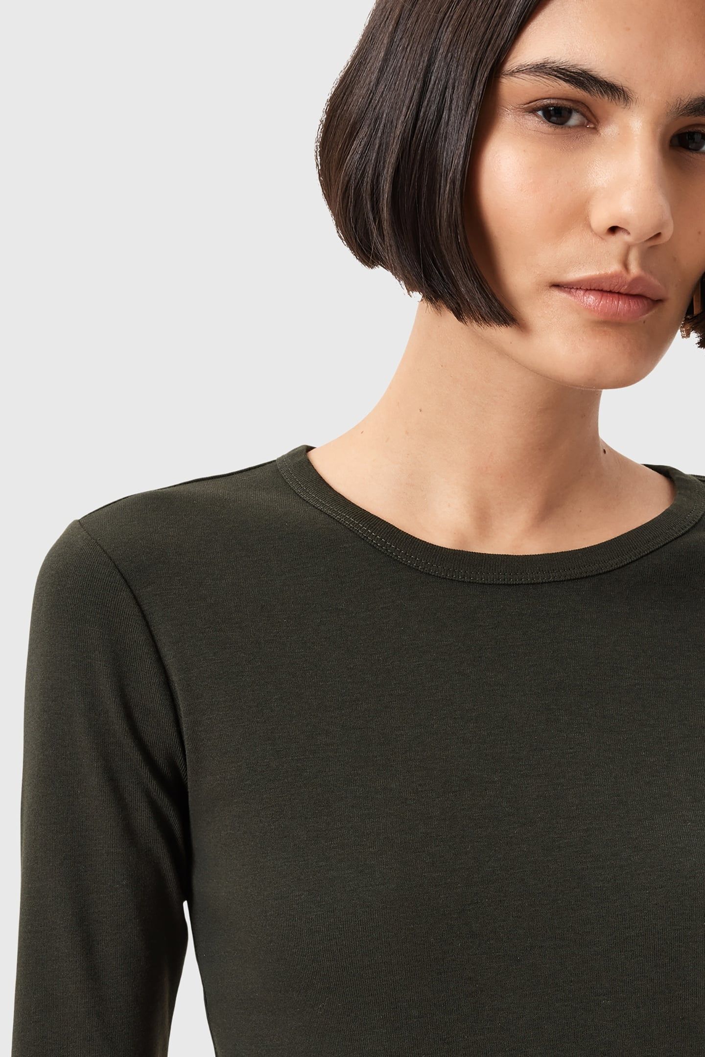 STEVIE LS TEE TRUE KHAKI GREEN 7