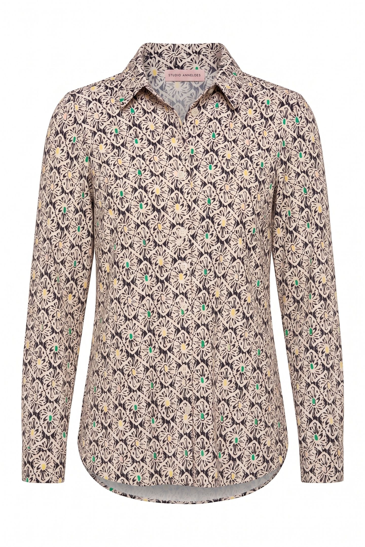ALL OVER FLOWER PRINTED BLOUSE MULTI COLOR 3