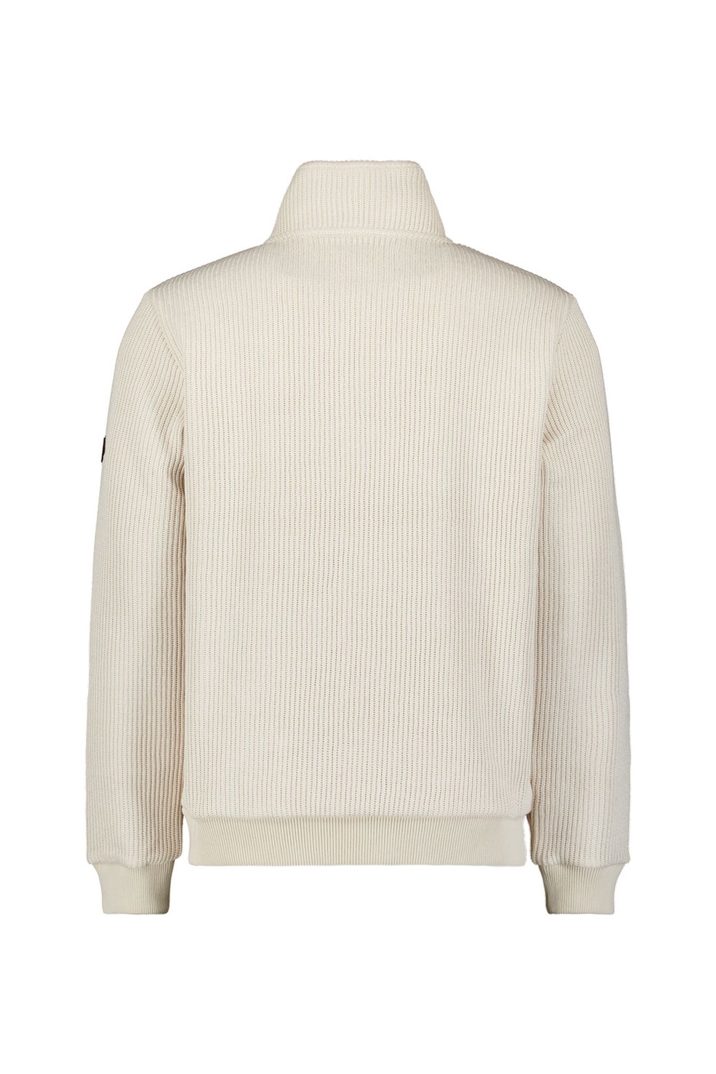 SWEATER FULL ZIP STAND UP COLLAR BONDED KNIT KIT 2