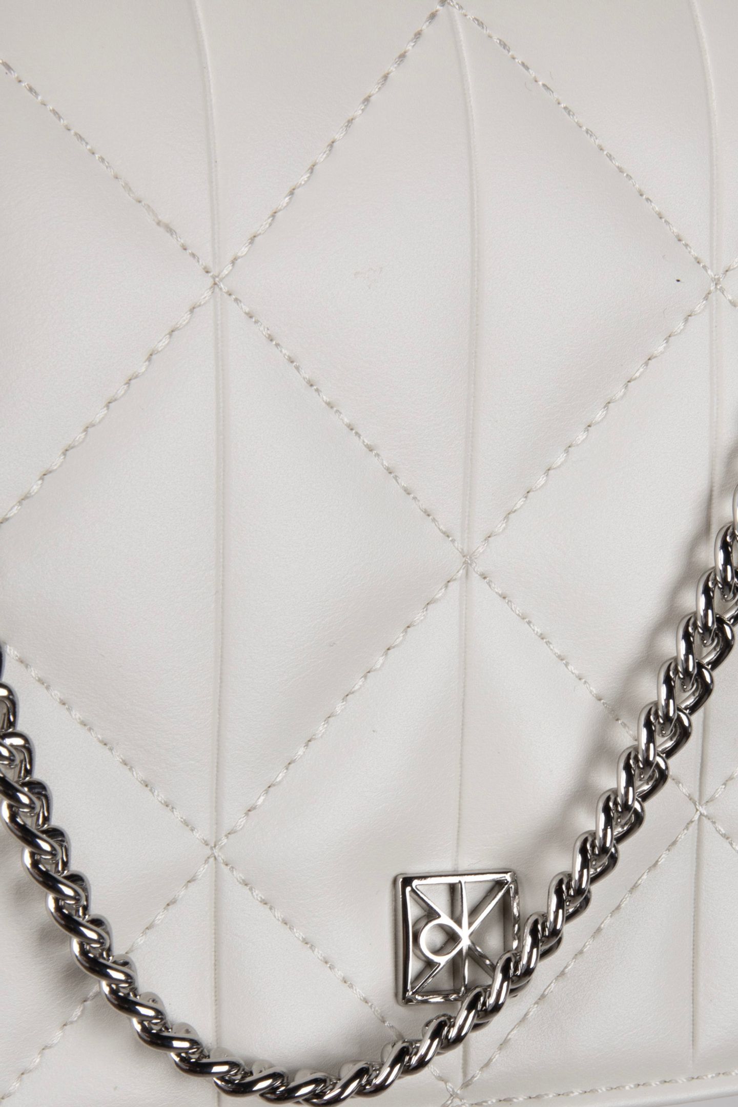 QUILTED TOP HANDLE CROSSOVER LILY WHITE 6