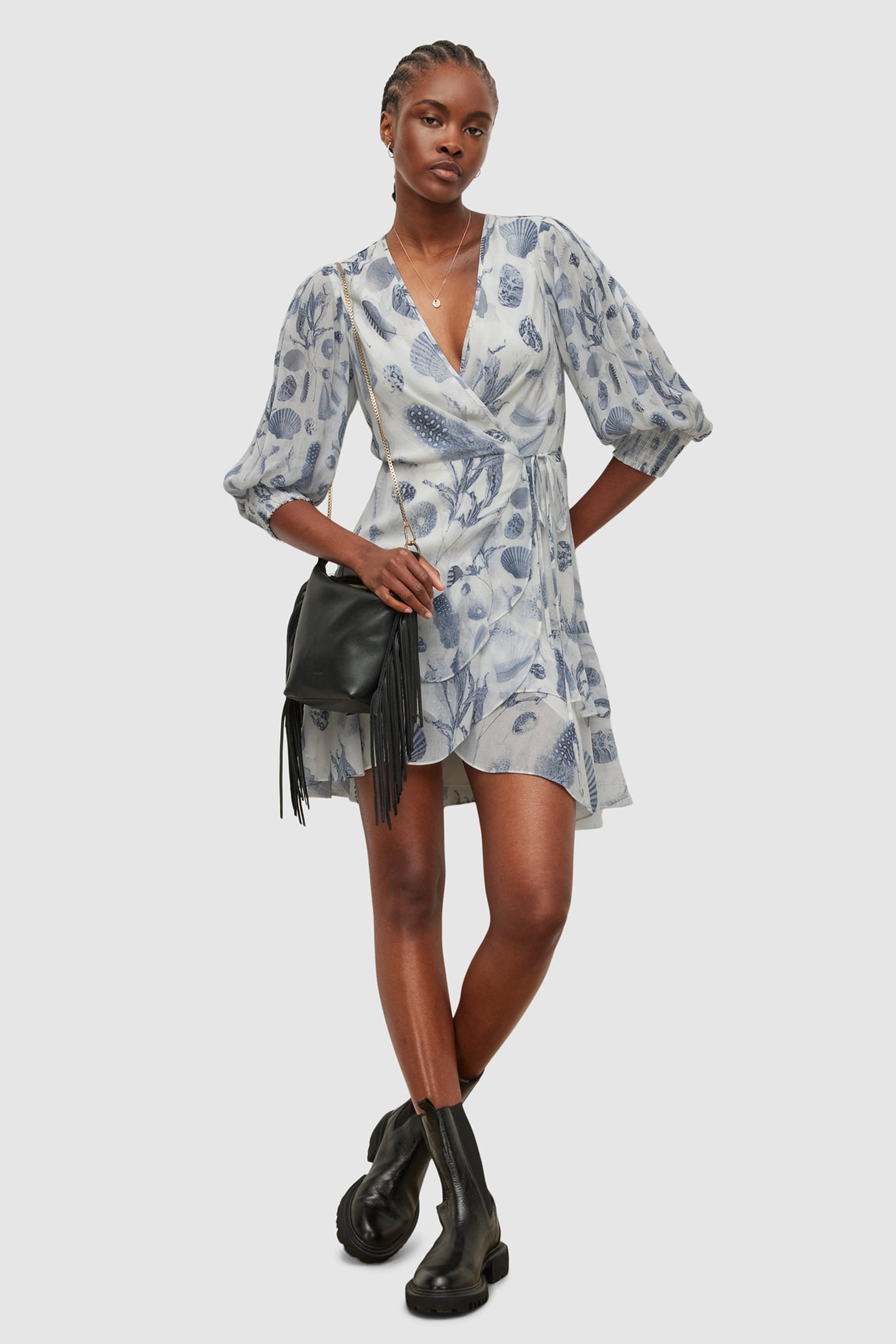 ARI OCEANO DRESS BLUE 1